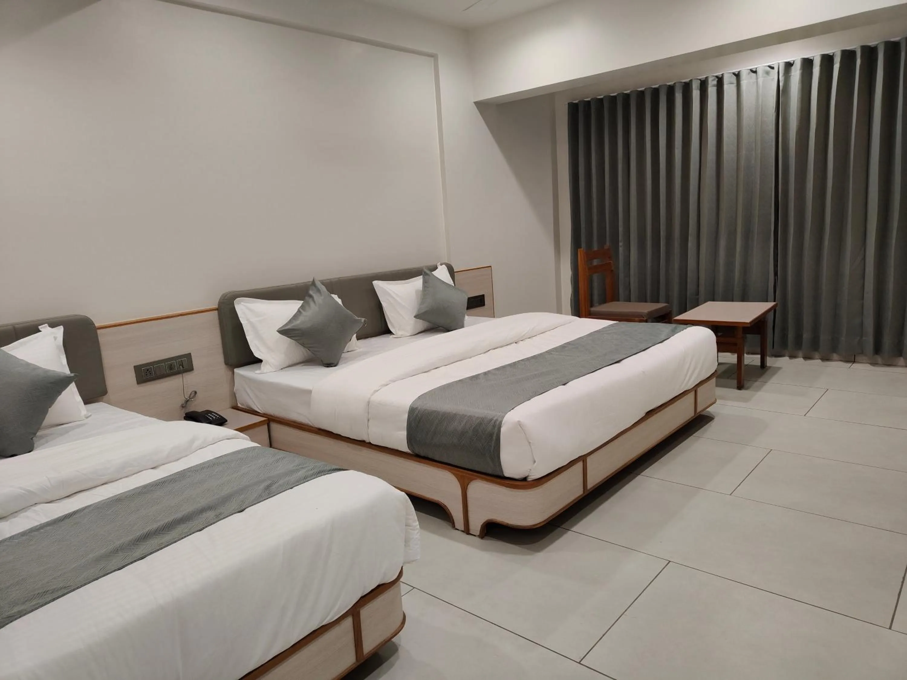 Bed in Hotel Kozar