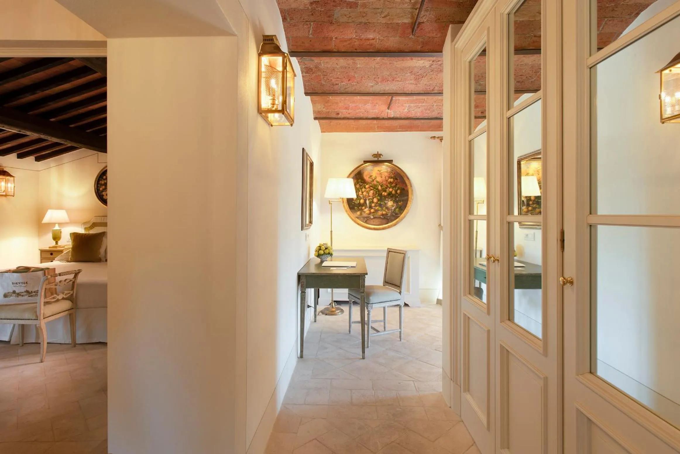 Decorative detail in Wine Resort Dievole