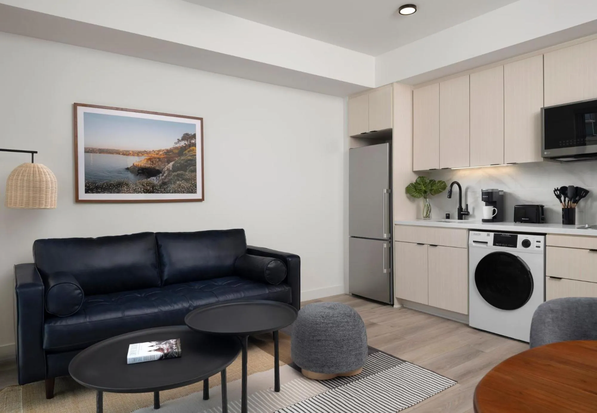 Seating area in Sentral Gaslamp Quarter