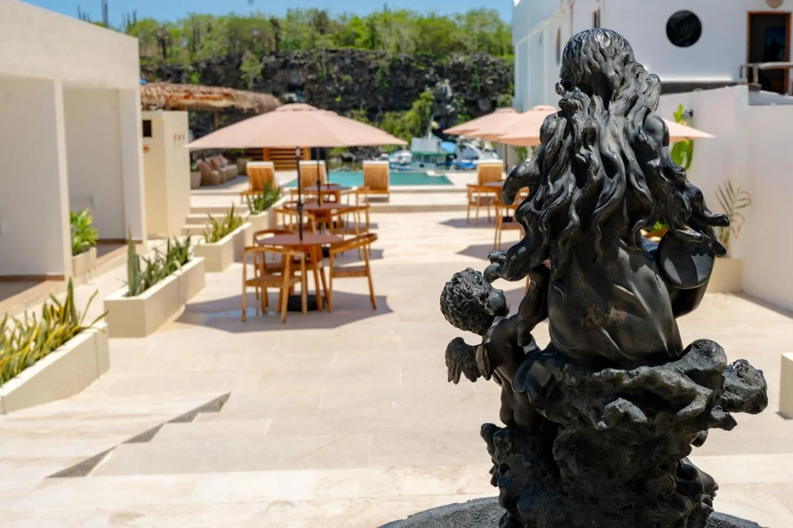 Patio in El Barranco Galapagos