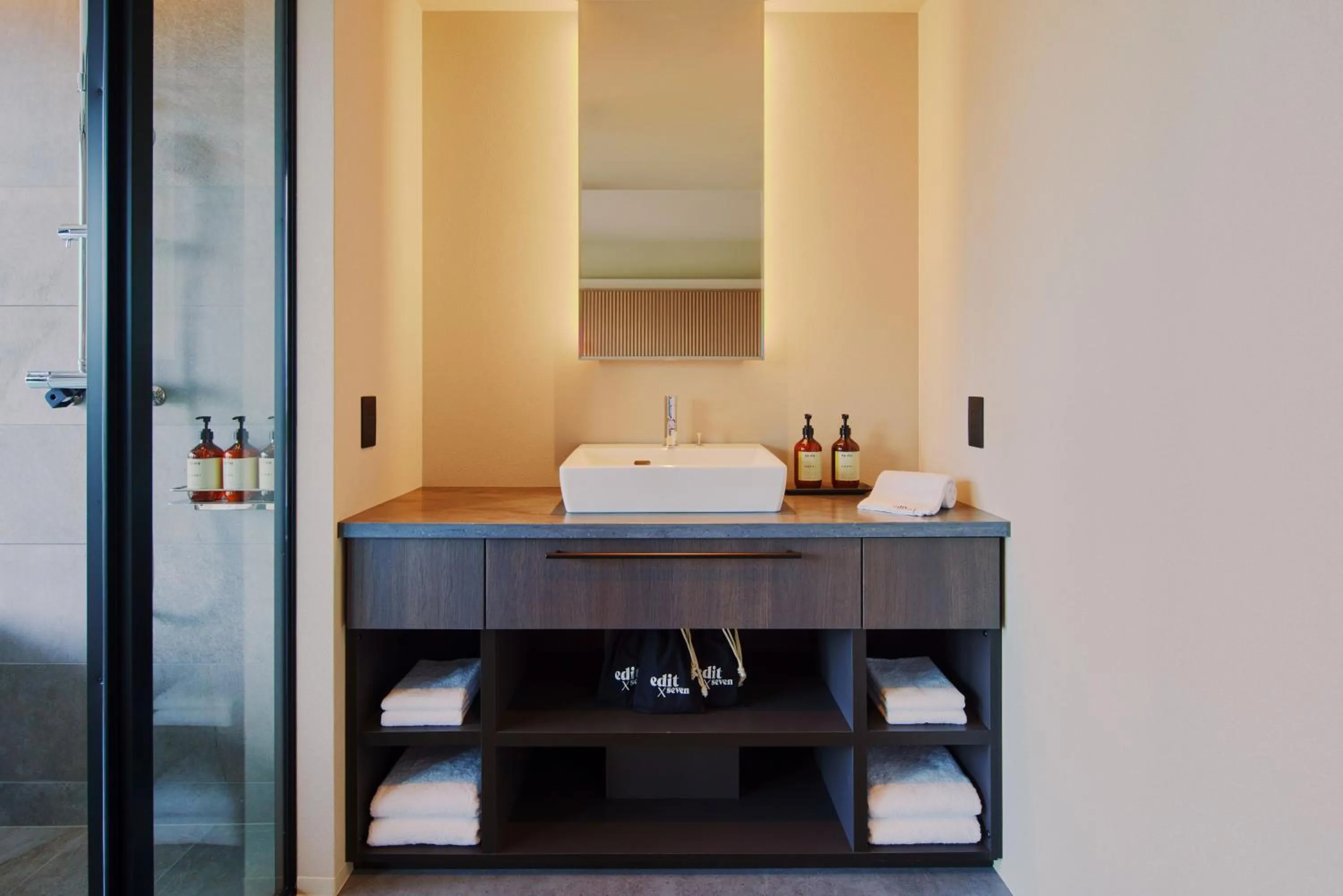 Bathroom in edit x seven FUJI GOTEMBA