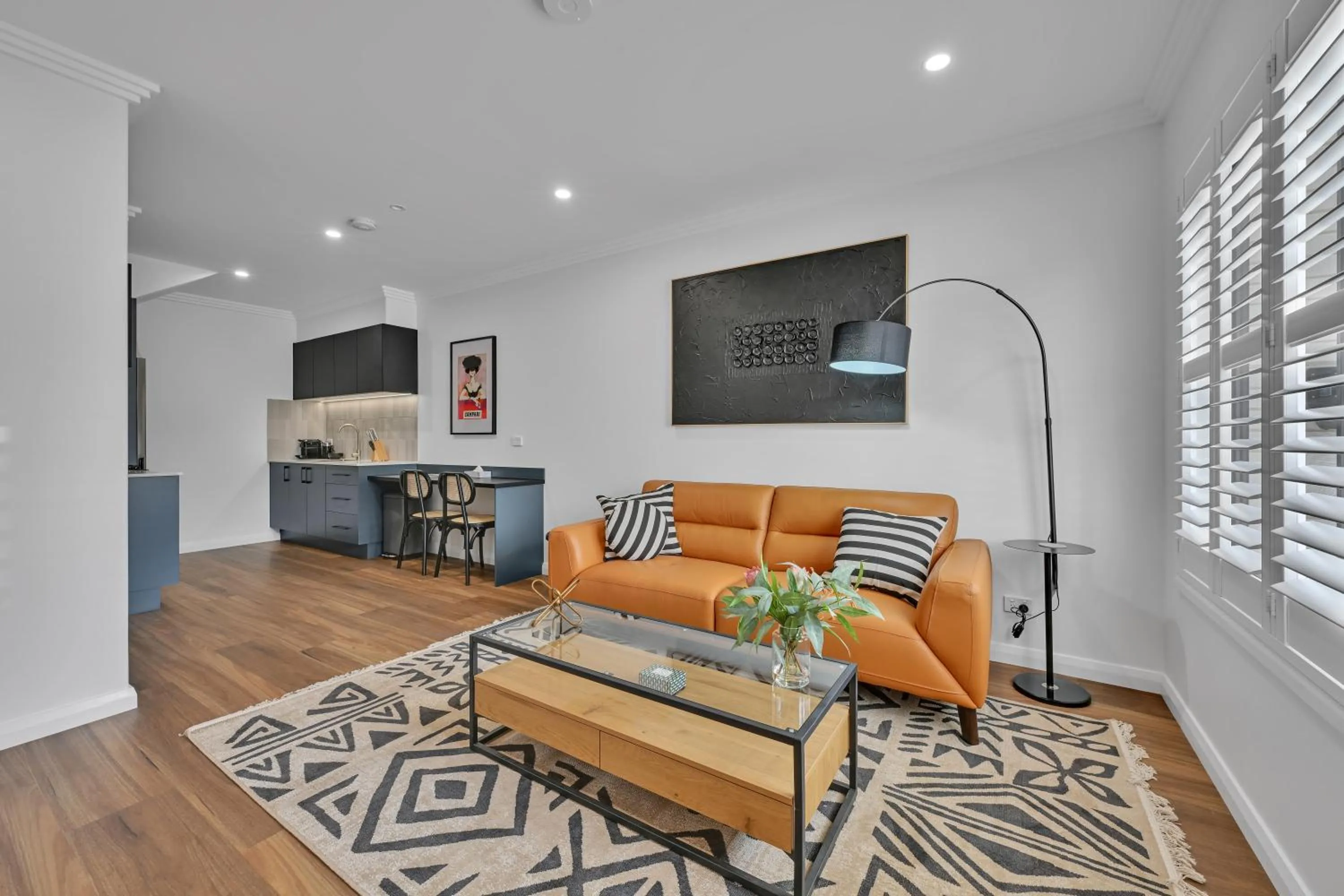 Living room in The Mac