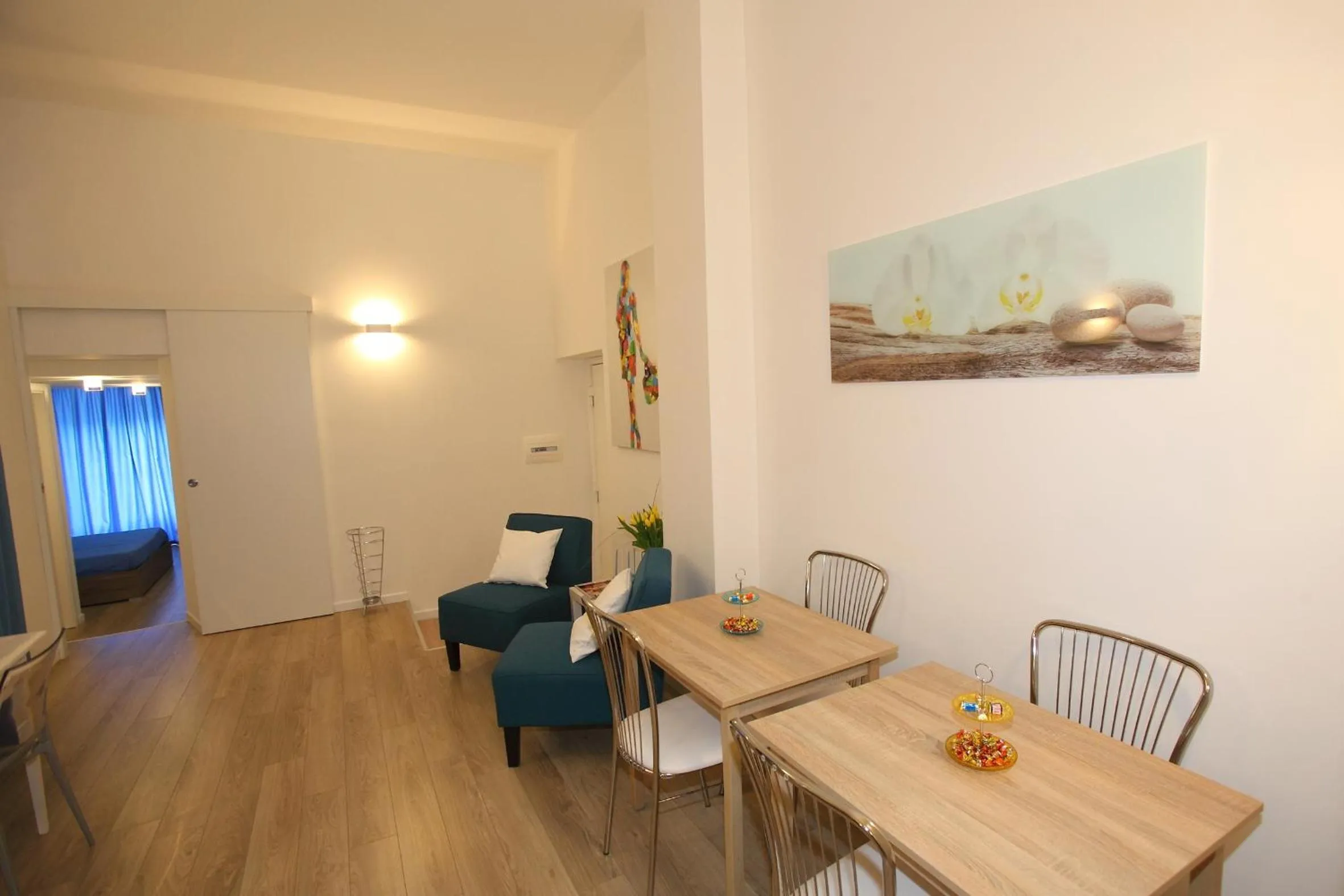 Communal lounge/ TV room in B&B Teatro