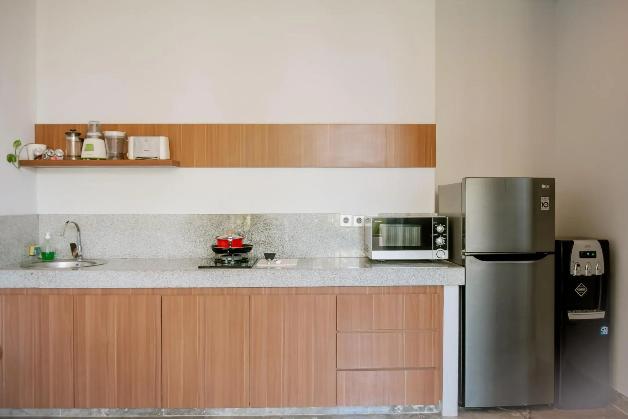 kitchen in Prema Ubud Villas