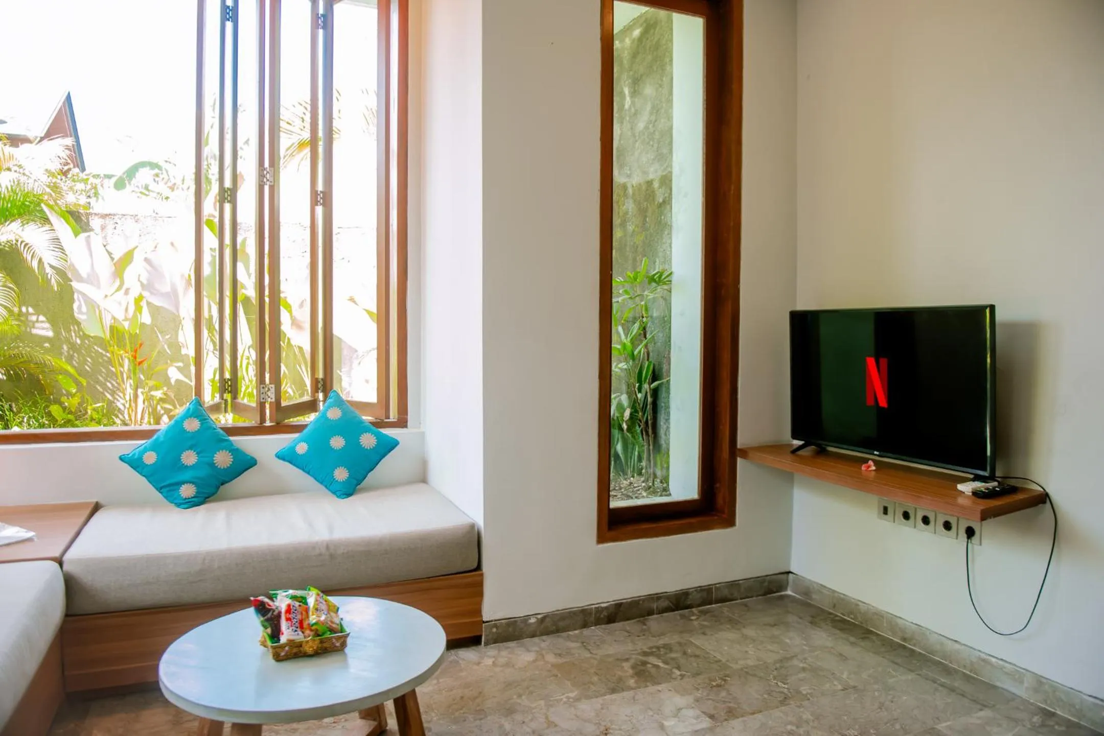 Living room in Prema Ubud Villas