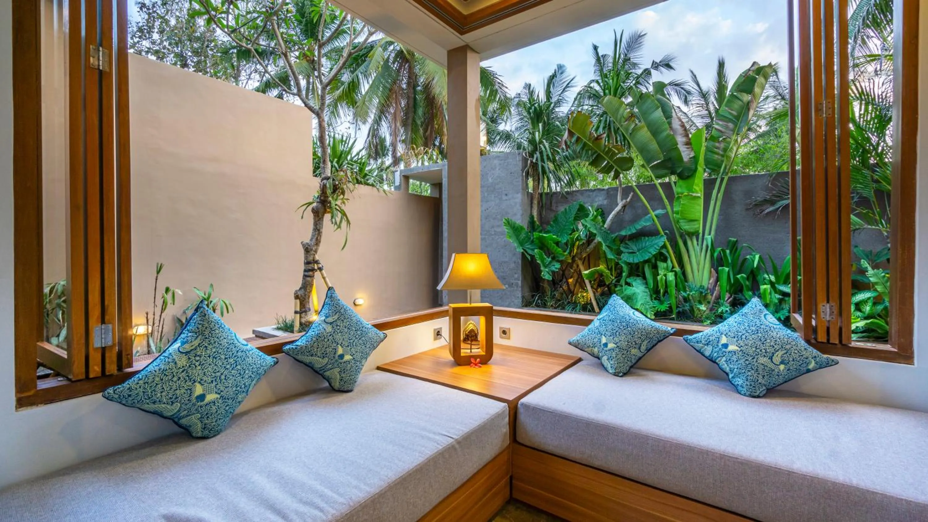 Living room, Bed in Prema Ubud Villas