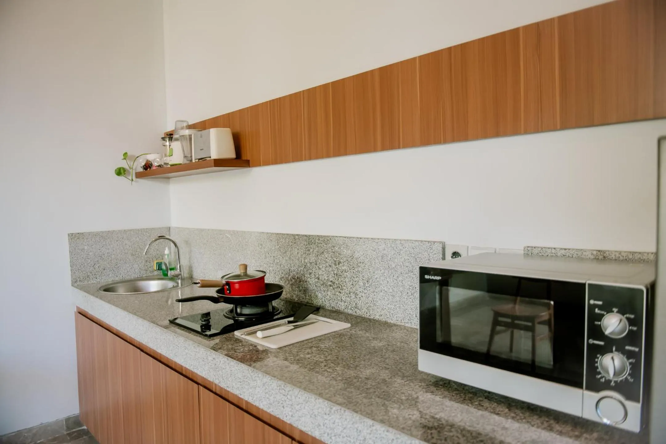 kitchen in Prema Ubud Villas