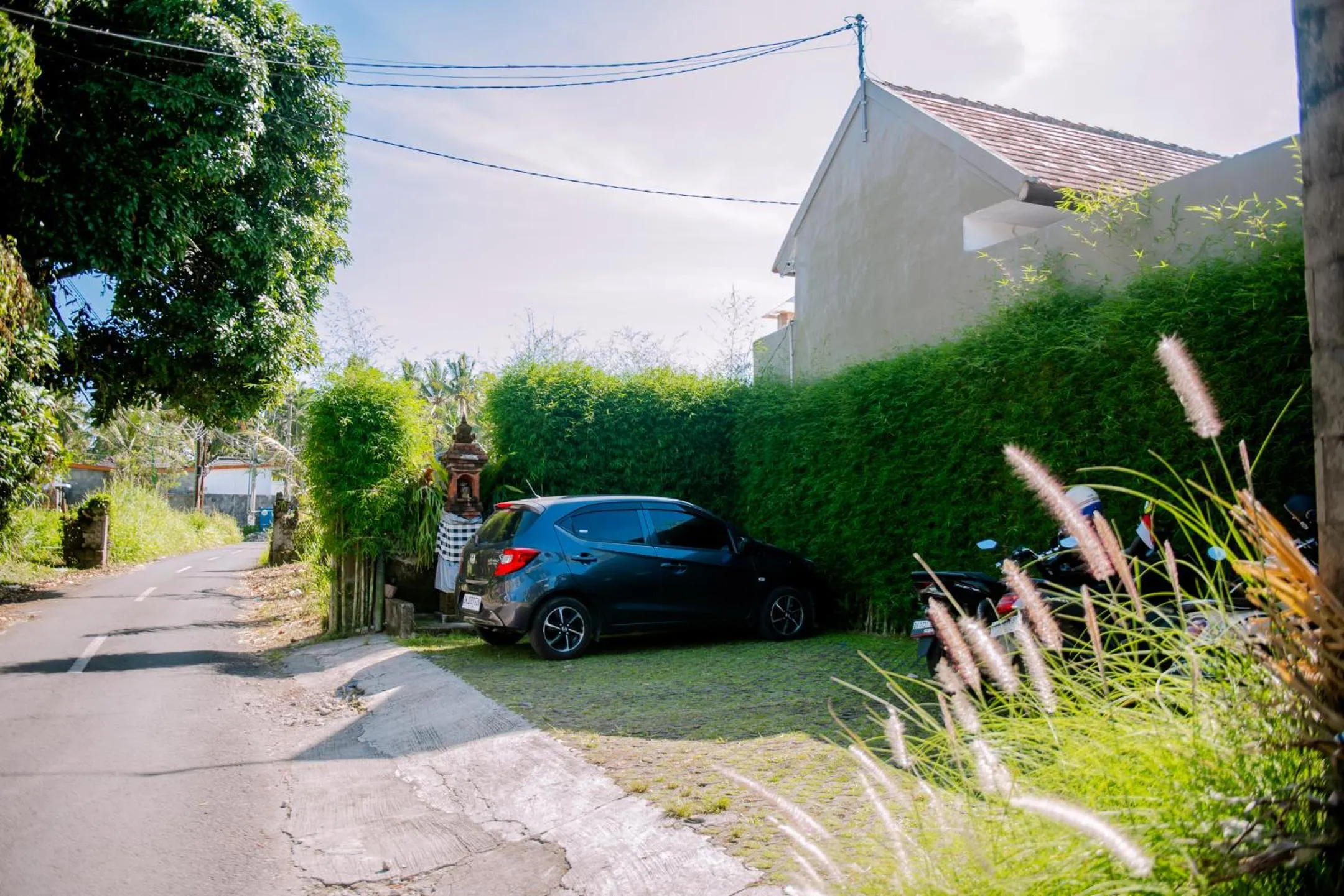 Parking in Prema Ubud Villas