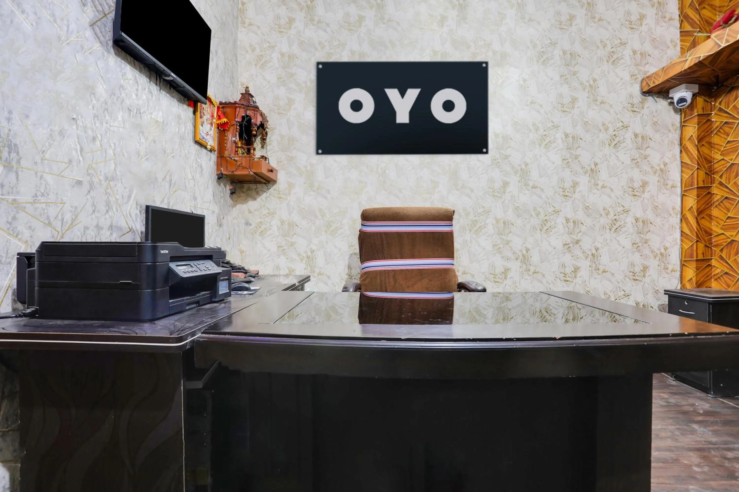 Lobby or reception in OYO Vinayaka Guest house