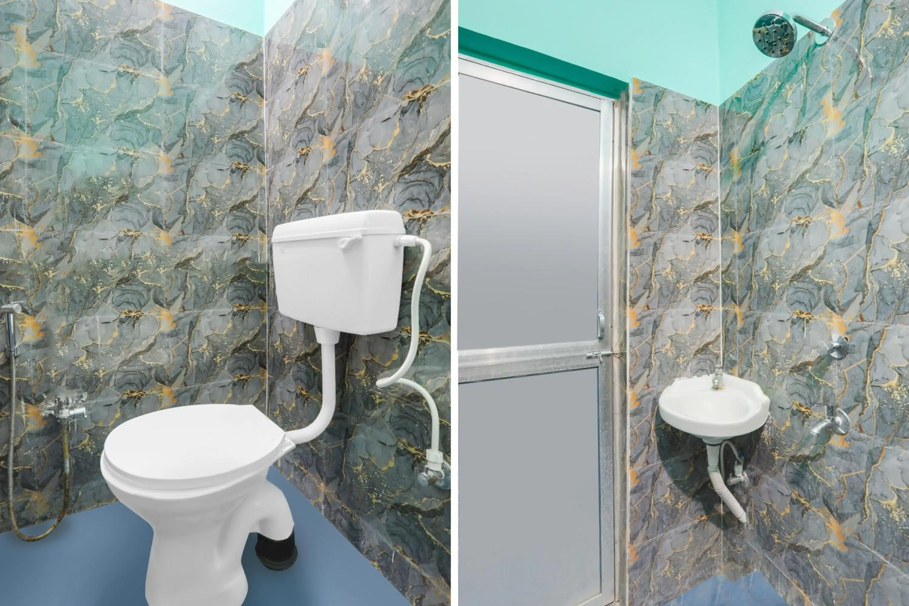 Bathroom in OYO Vinayaka Guest house