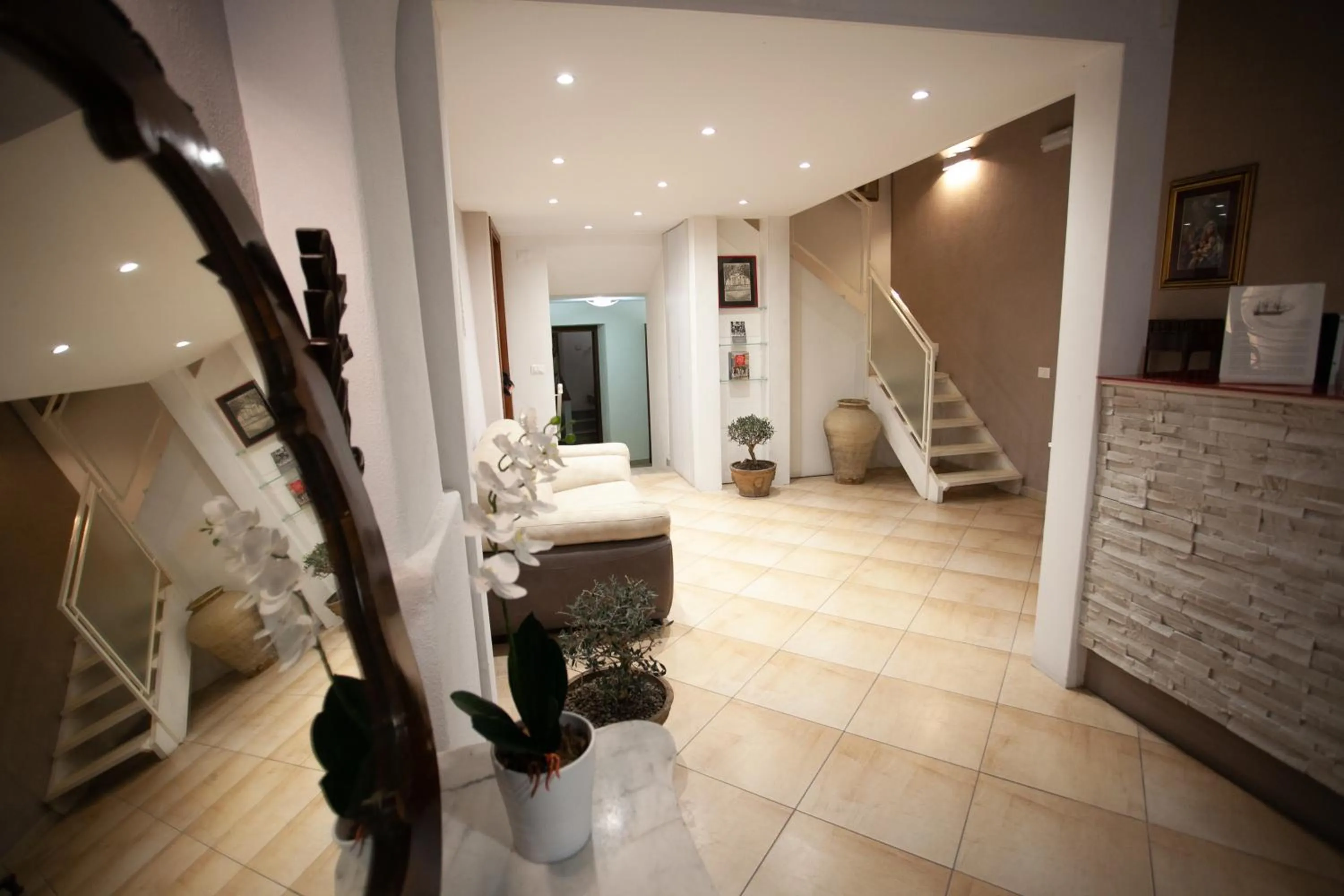 Lobby or reception in Le Due Sicilie