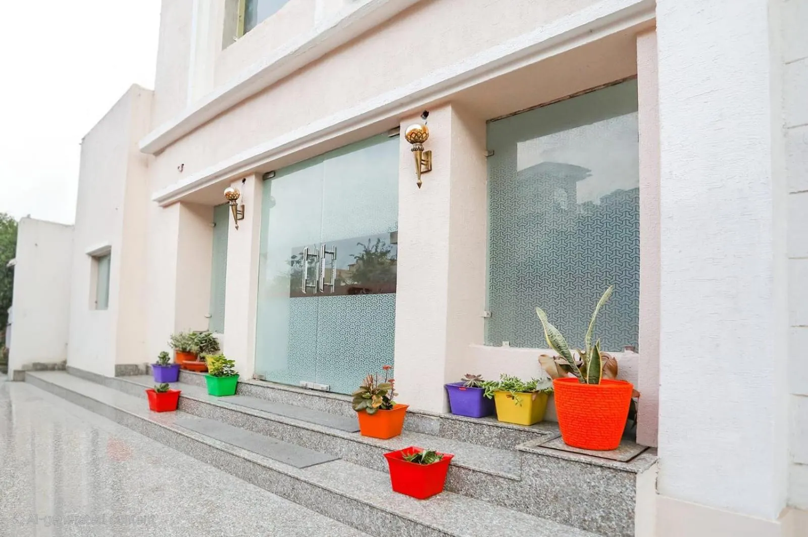 Garden view in hotel-montreal rishikesh madhuban inn