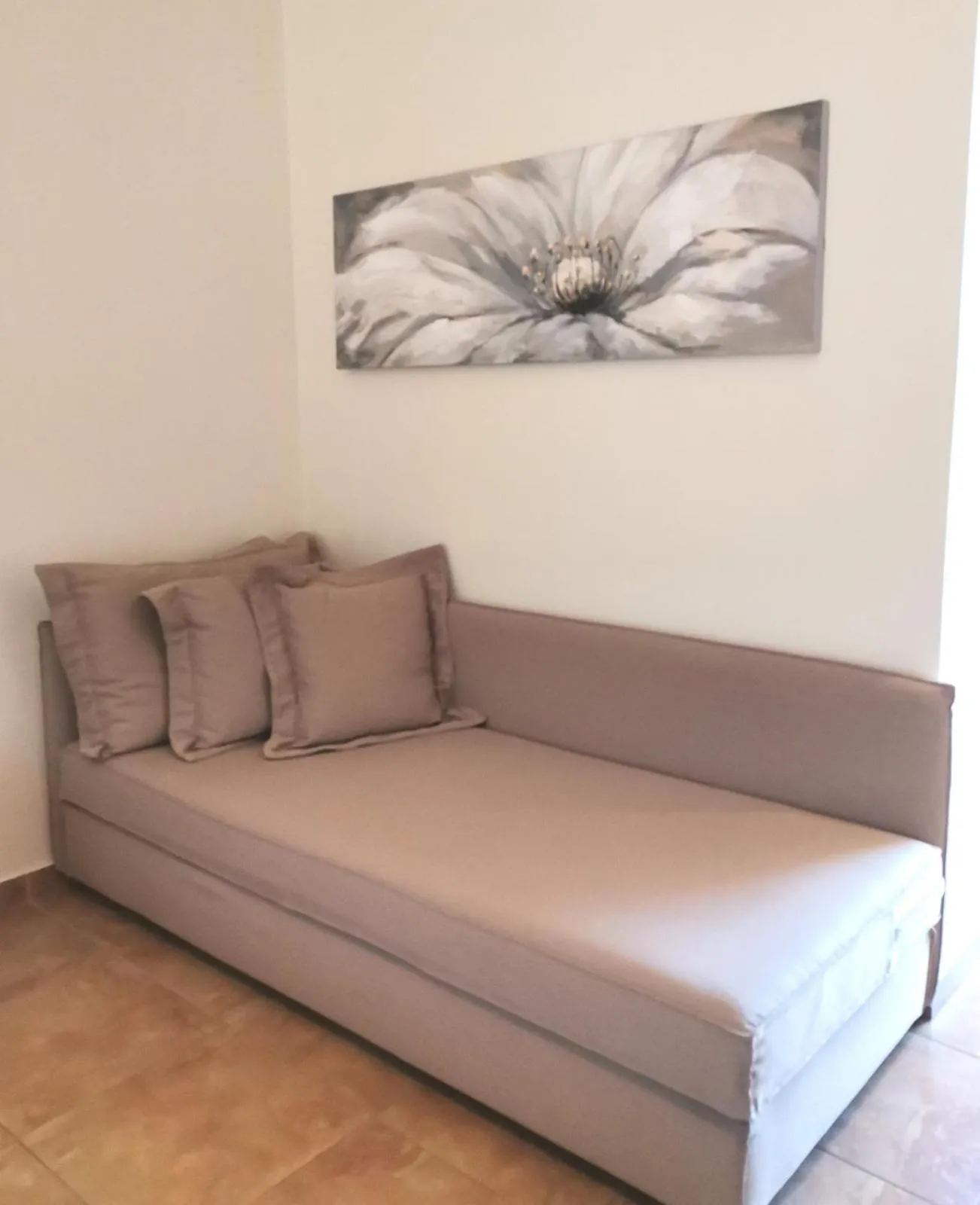 Seating area in Artemis Plaza