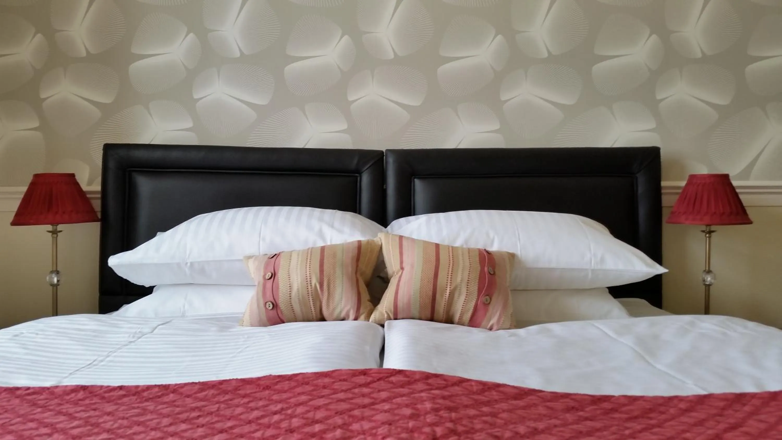 Decorative detail, Bed in Gallery Guest House