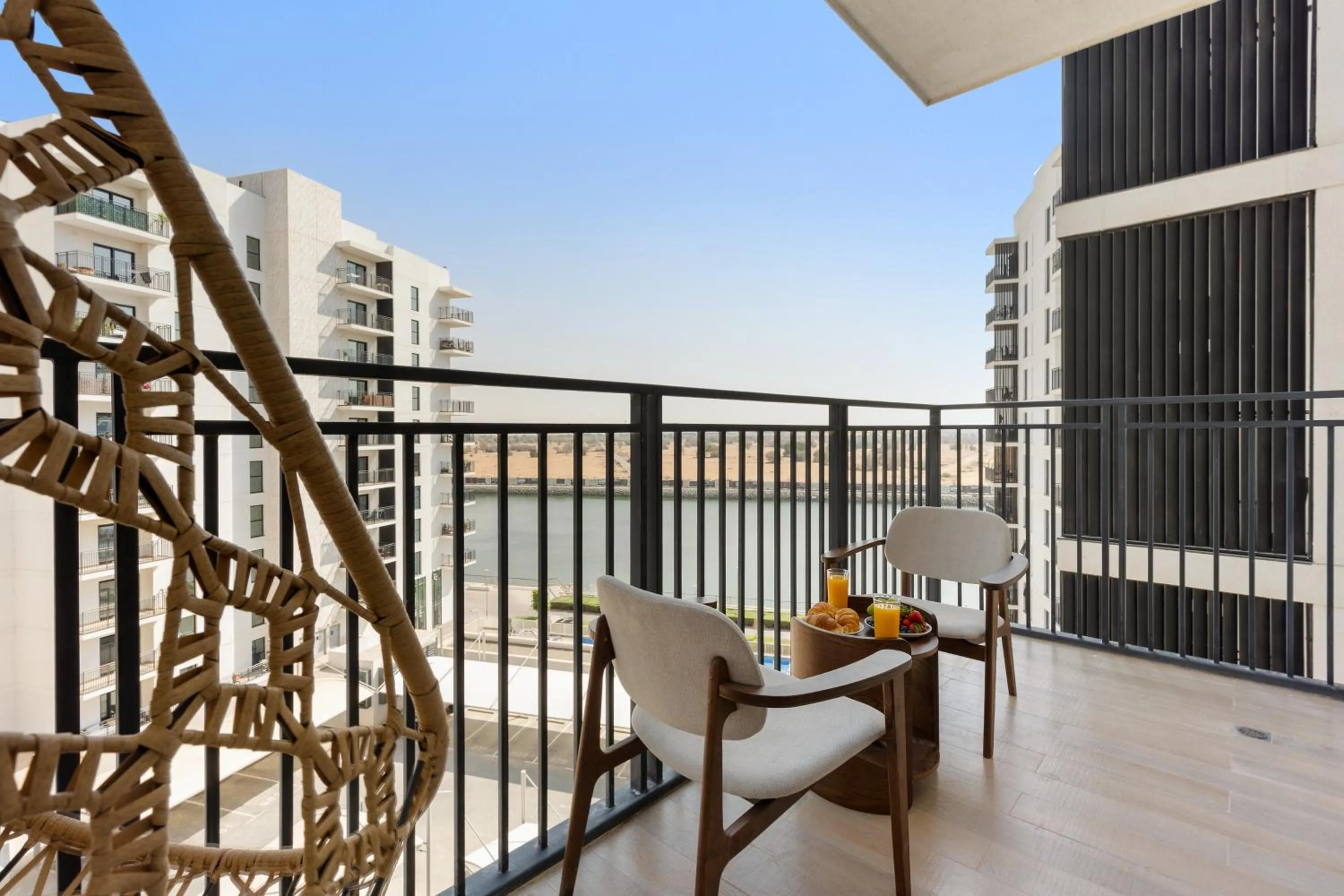 Balcony/Terrace in Desert Key - Perfectly Located Yas Island Premier Apts