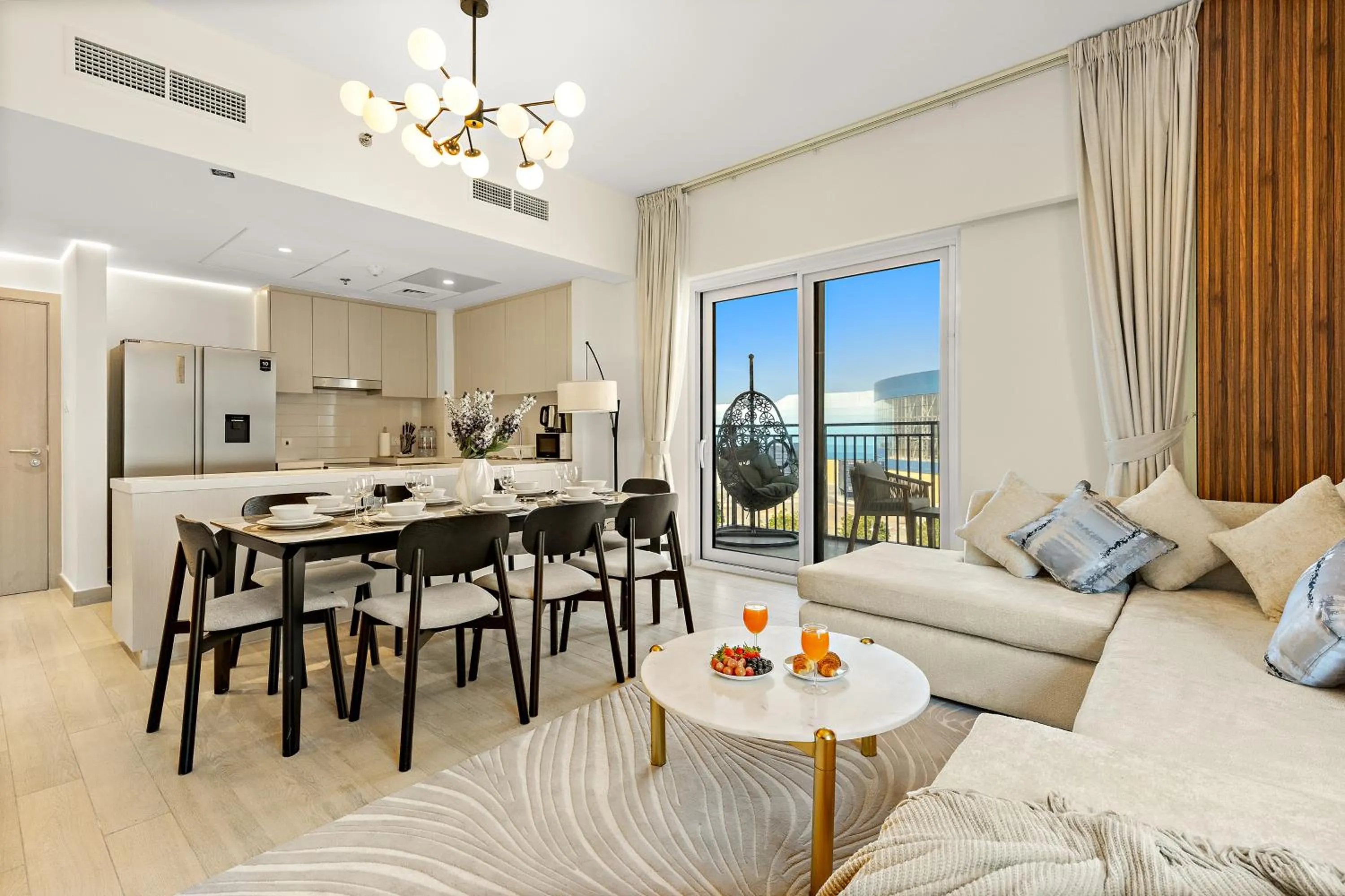 Living room in Desert Key - Perfectly Located Yas Island Premier Apts