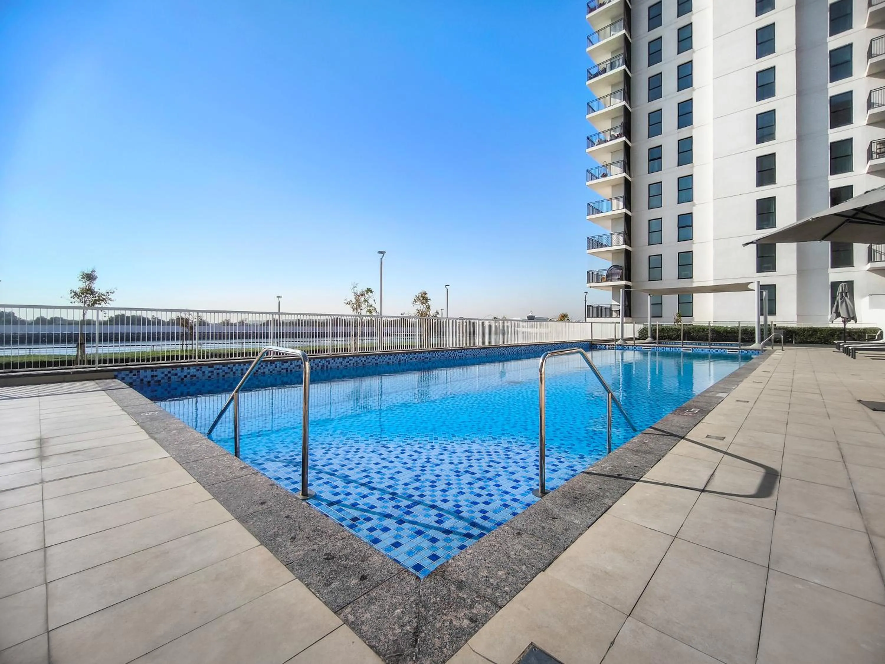 Swimming pool in Desert Key - Perfectly Located Yas Island Premier Apts
