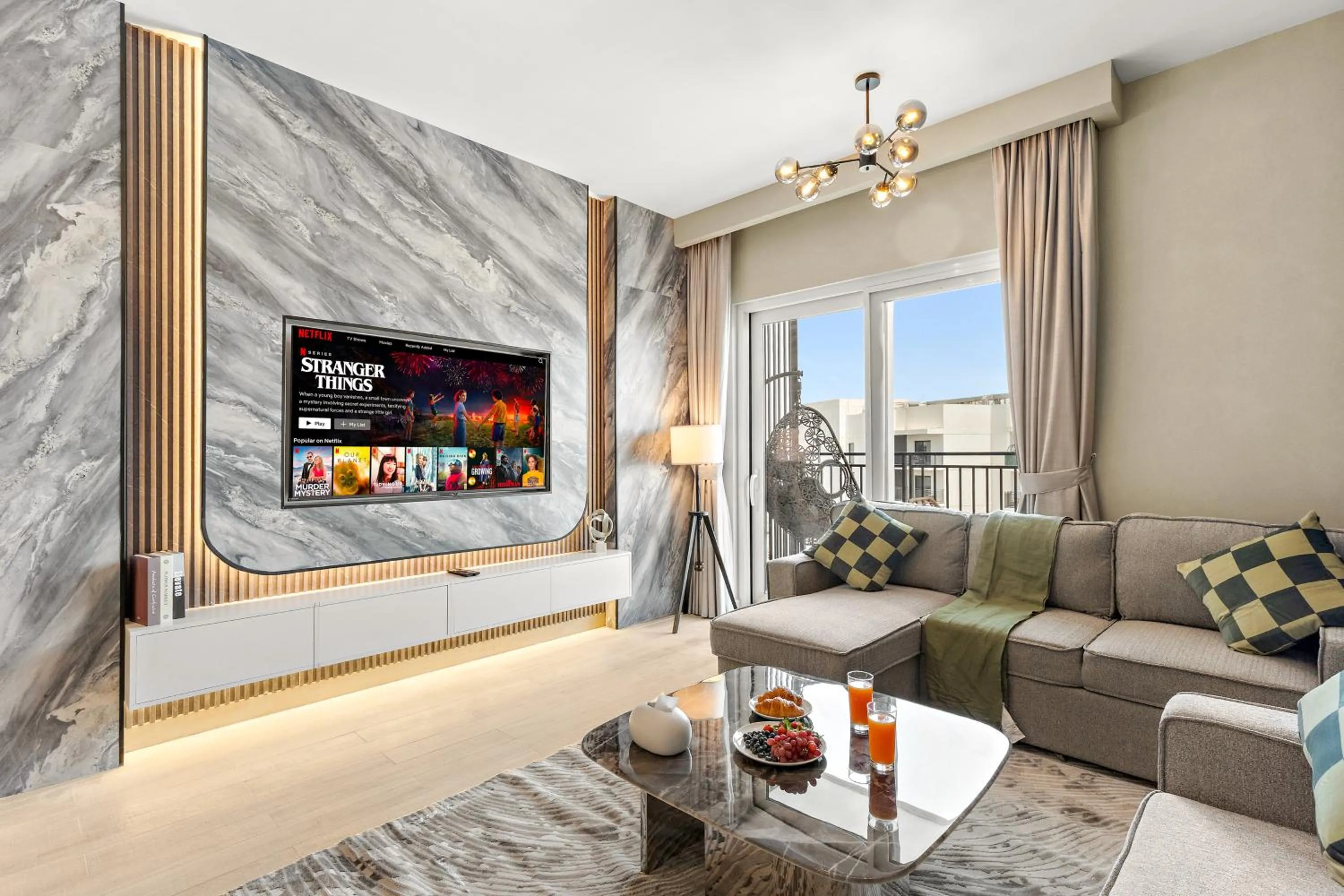 TV and multimedia in Desert Key - Perfectly Located Yas Island Premier Apts