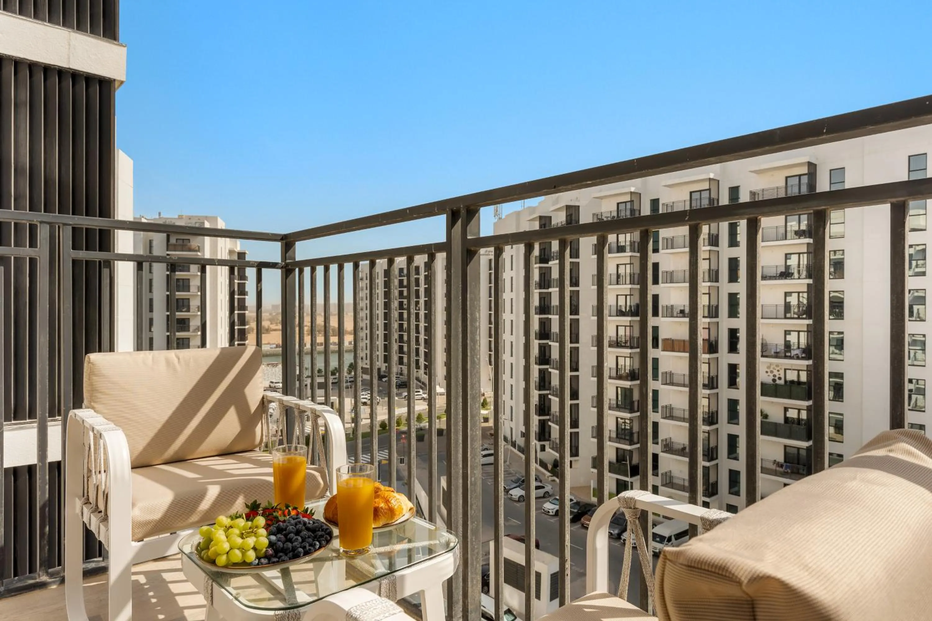 Balcony/Terrace in Desert Key - Perfectly Located Yas Island Premier Apts