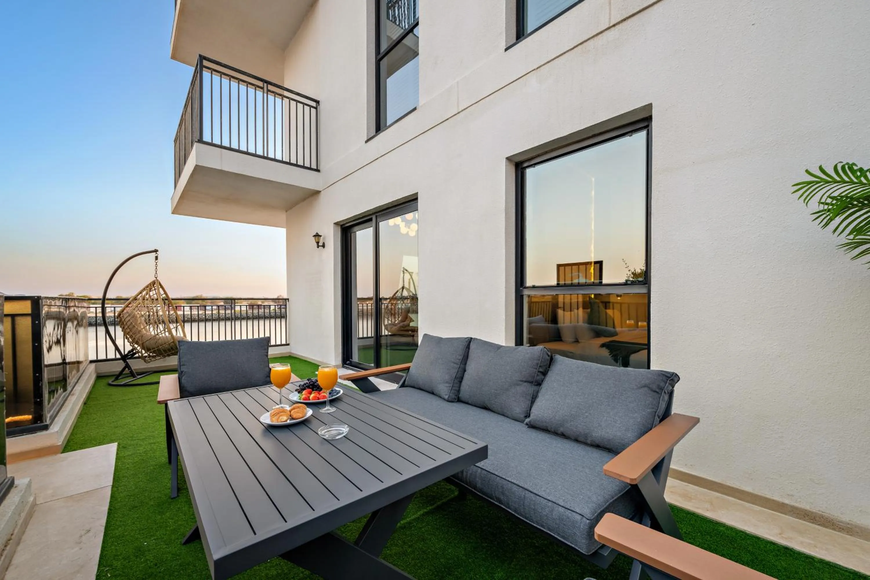 Balcony/Terrace in Desert Key - Perfectly Located Yas Island Premier Apts