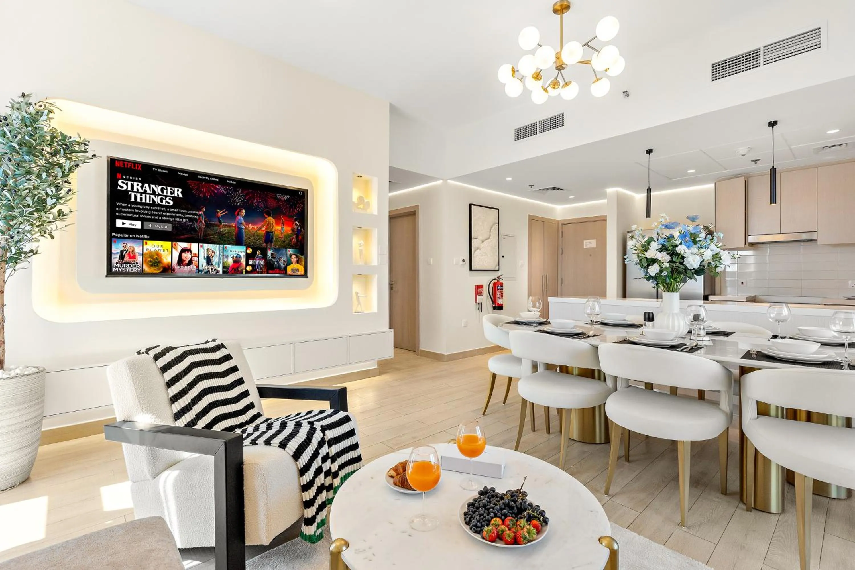 Living room in Desert Key - Perfectly Located Yas Island Premier Apts