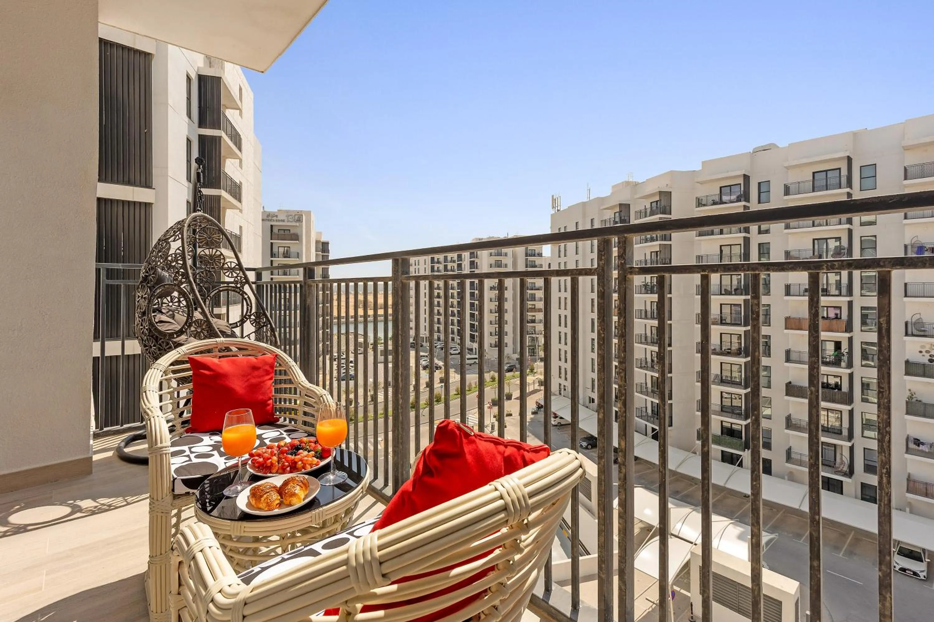 Balcony/Terrace in Desert Key - Perfectly Located Yas Island Premier Apts