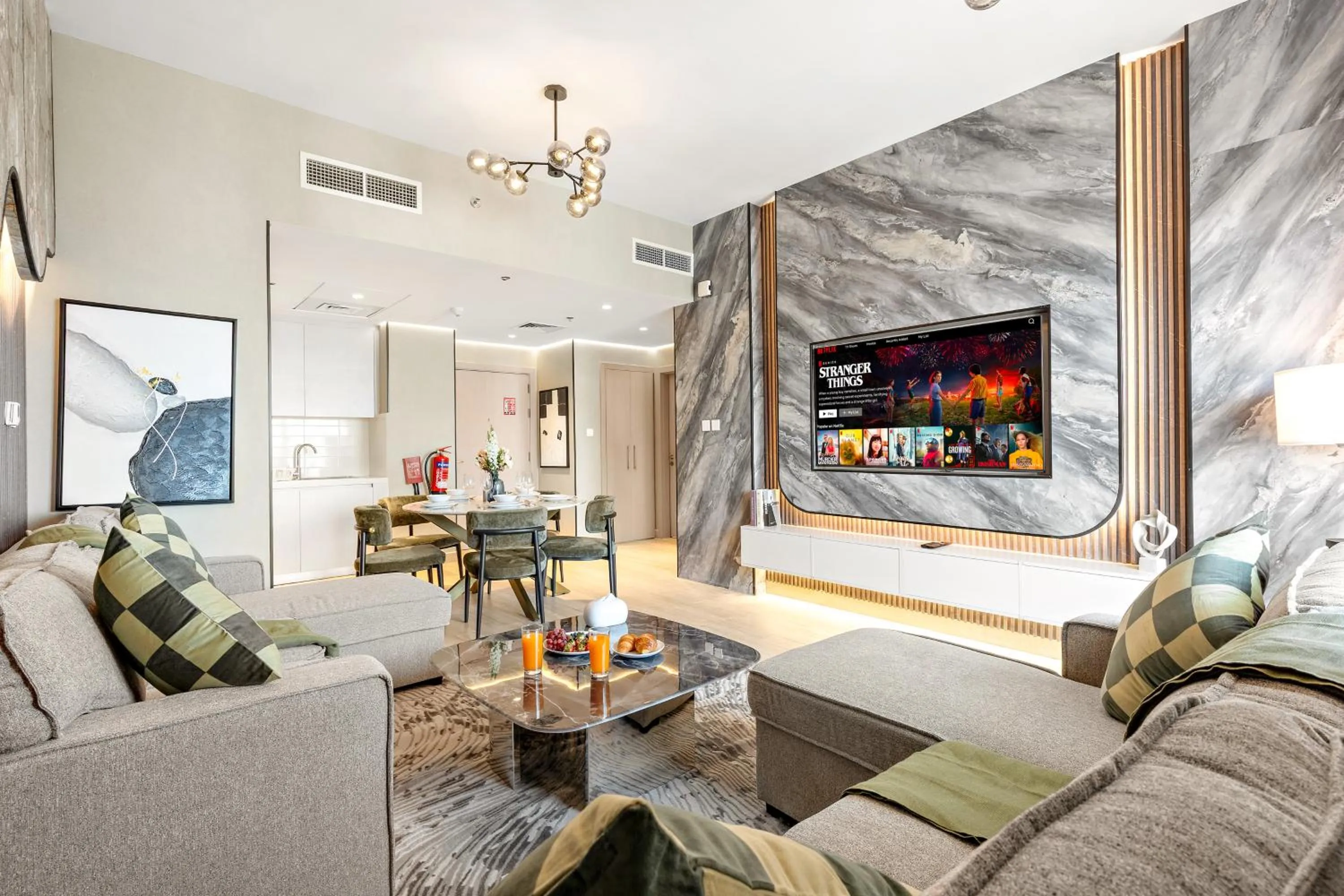 TV and multimedia in Desert Key - Perfectly Located Yas Island Premier Apts