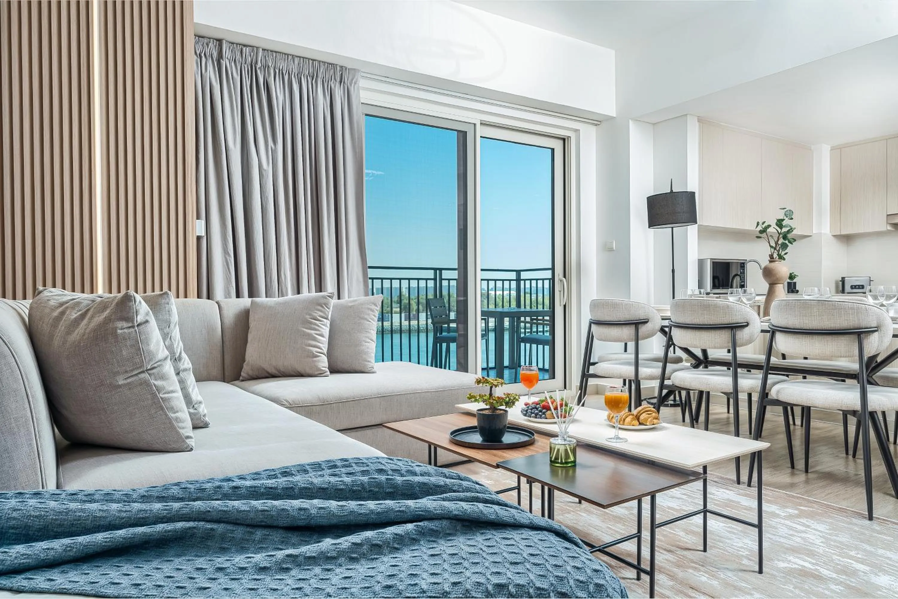 Living room in Desert Key - Perfectly Located Yas Island Premier Apts