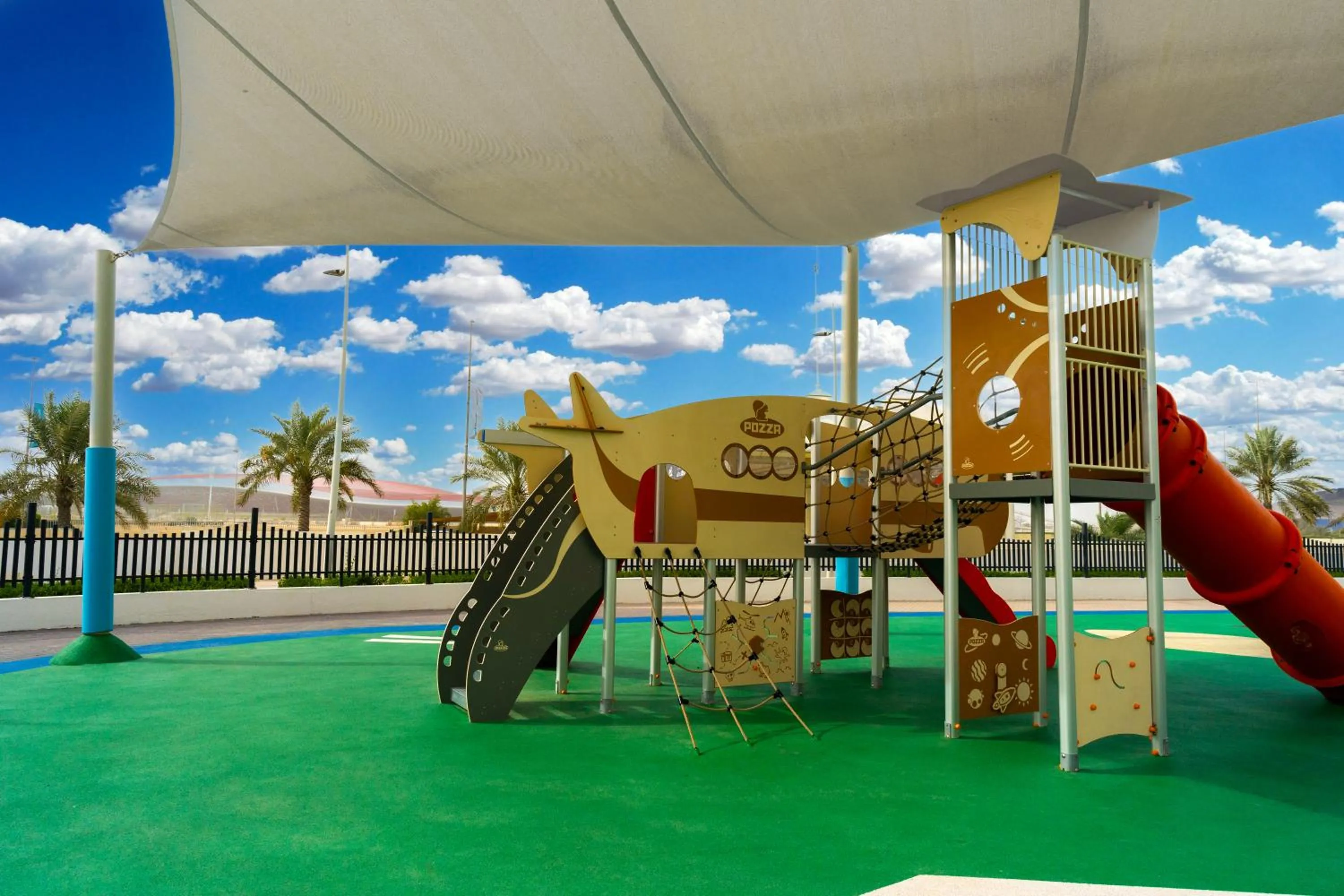 Children play ground in Desert Key - Perfectly Located Yas Island Premier Apts
