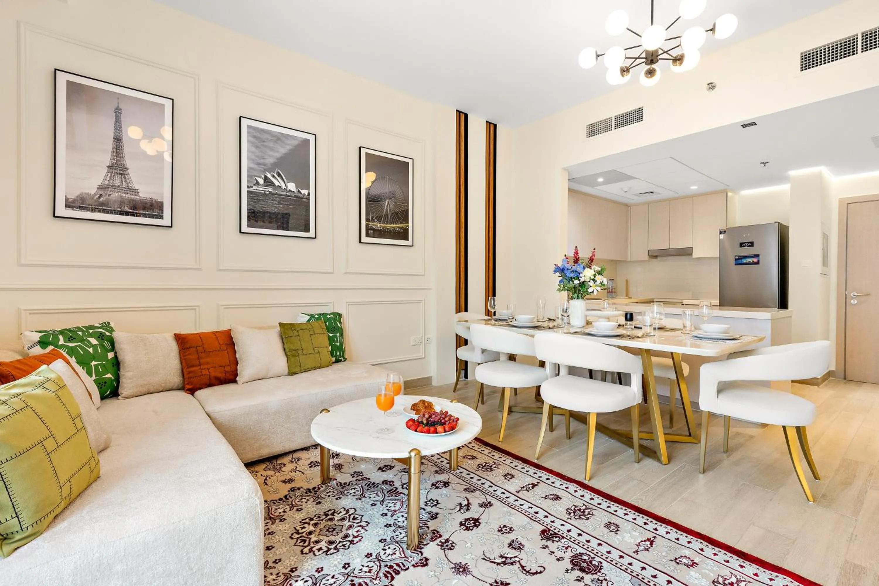 Seating area in Desert Key - Perfectly Located Yas Island Premier Apts