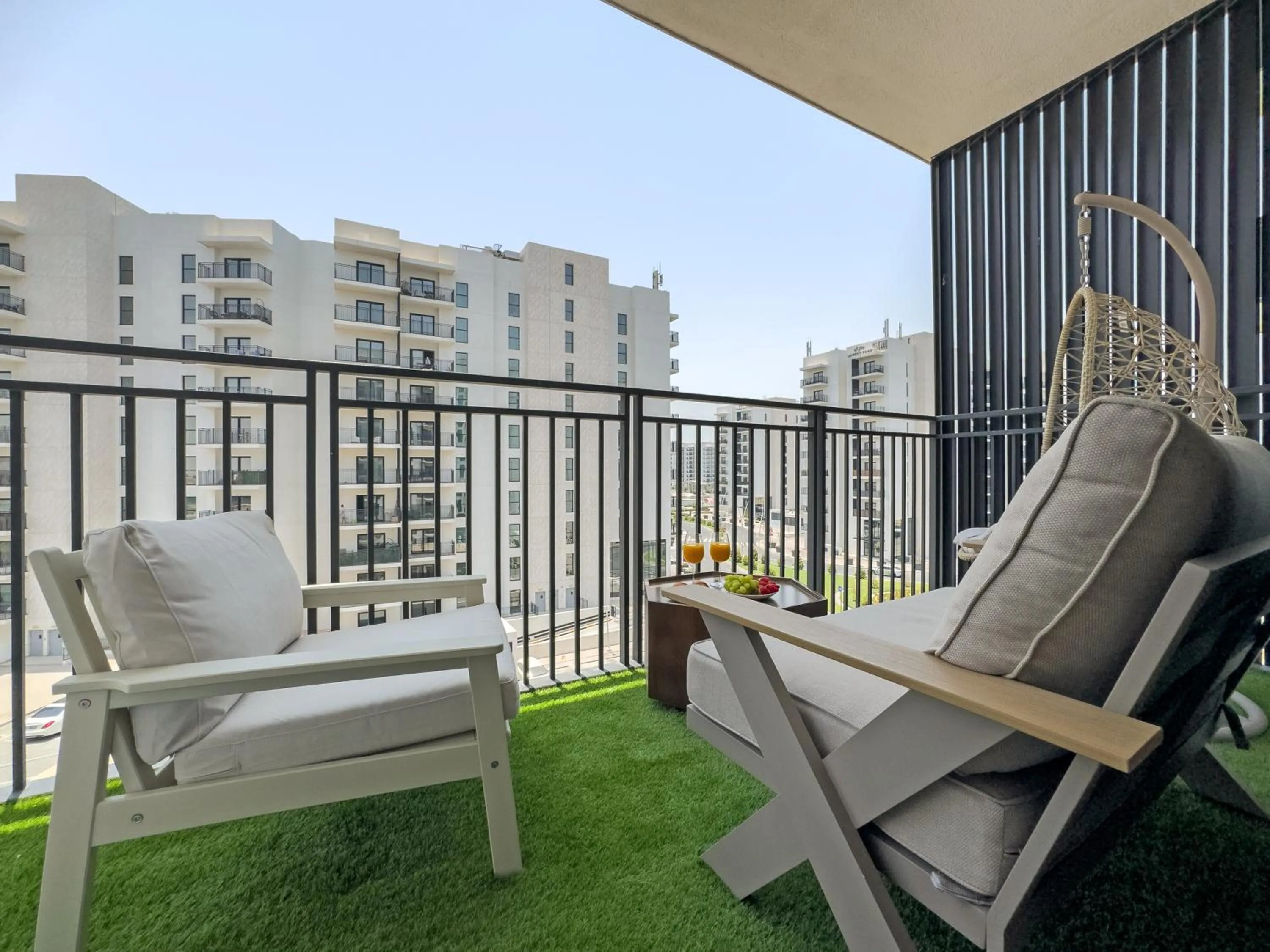 Balcony/Terrace in Desert Key - Perfectly Located Yas Island Premier Apts