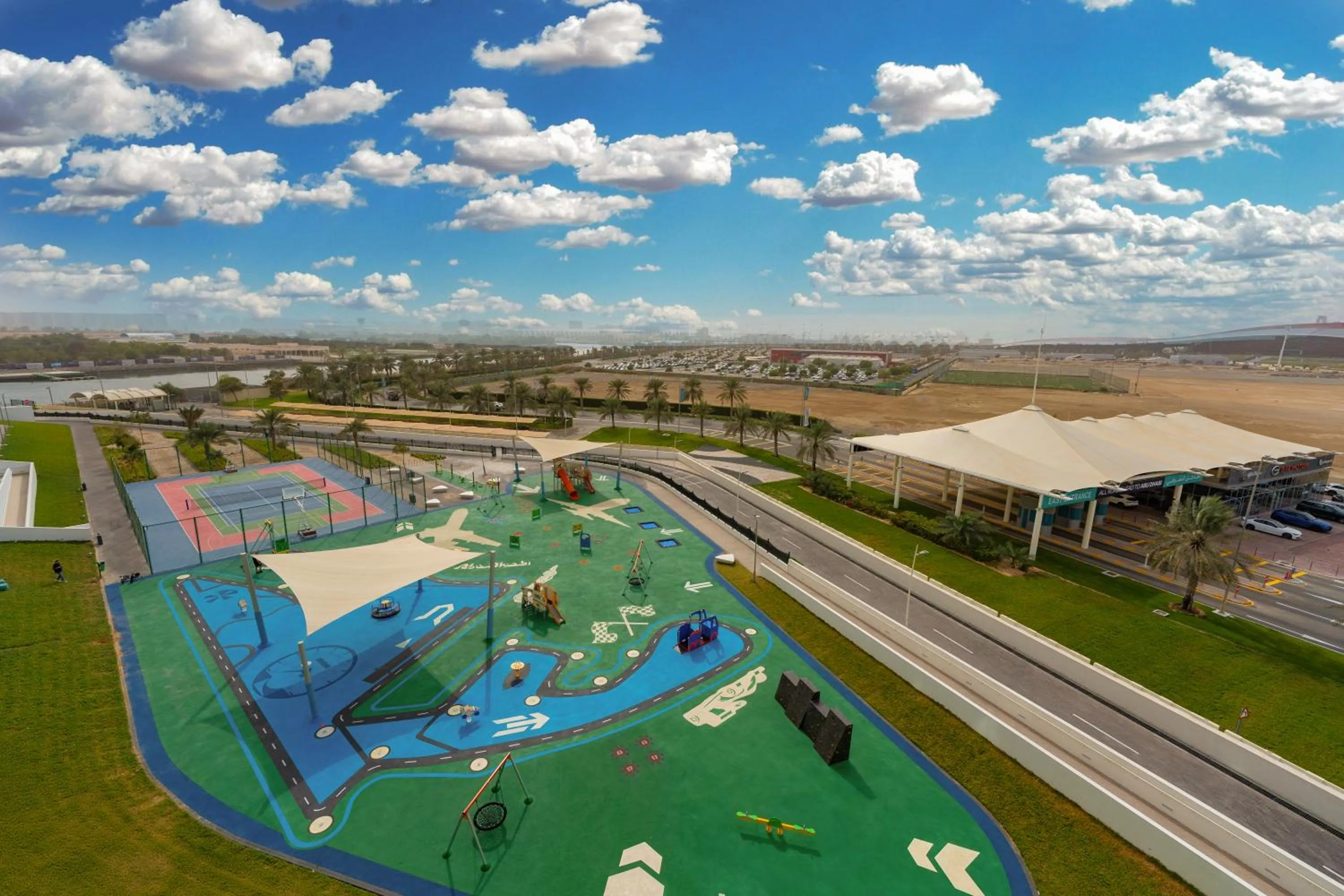 Children play ground in Desert Key - Perfectly Located Yas Island Premier Apts