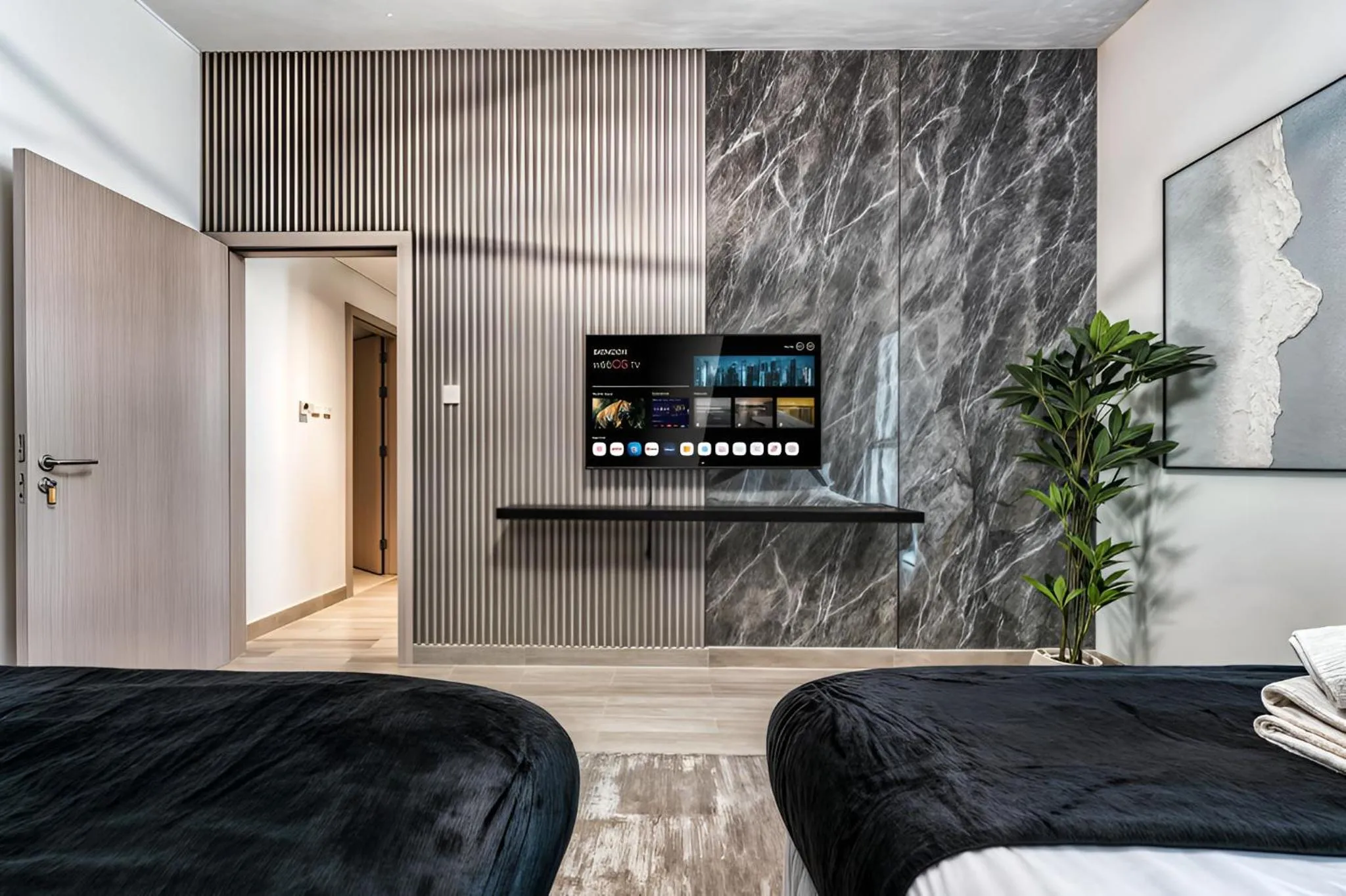 Bedroom in Desert Key - Perfectly Located Yas Island Premier Apts