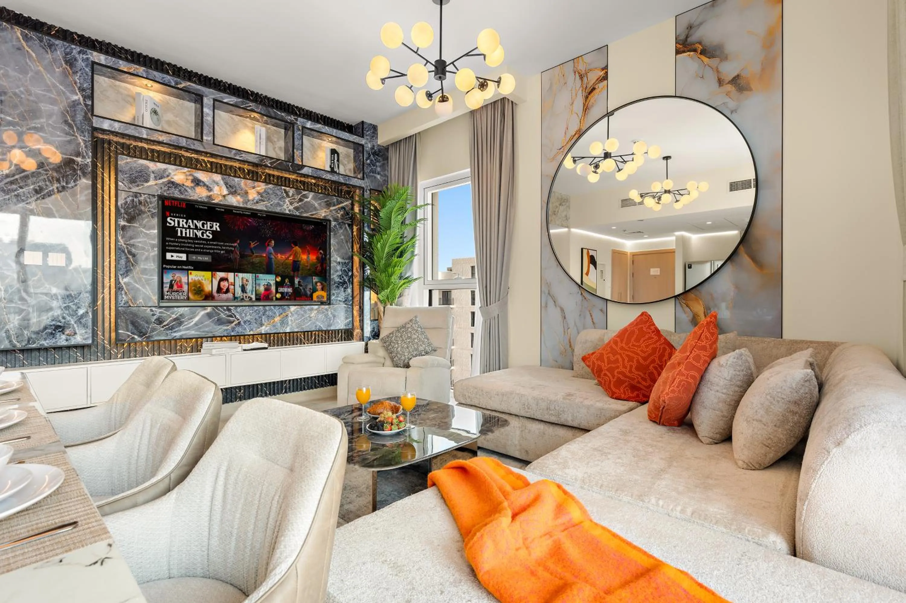 TV and multimedia in Desert Key - Perfectly Located Yas Island Premier Apts