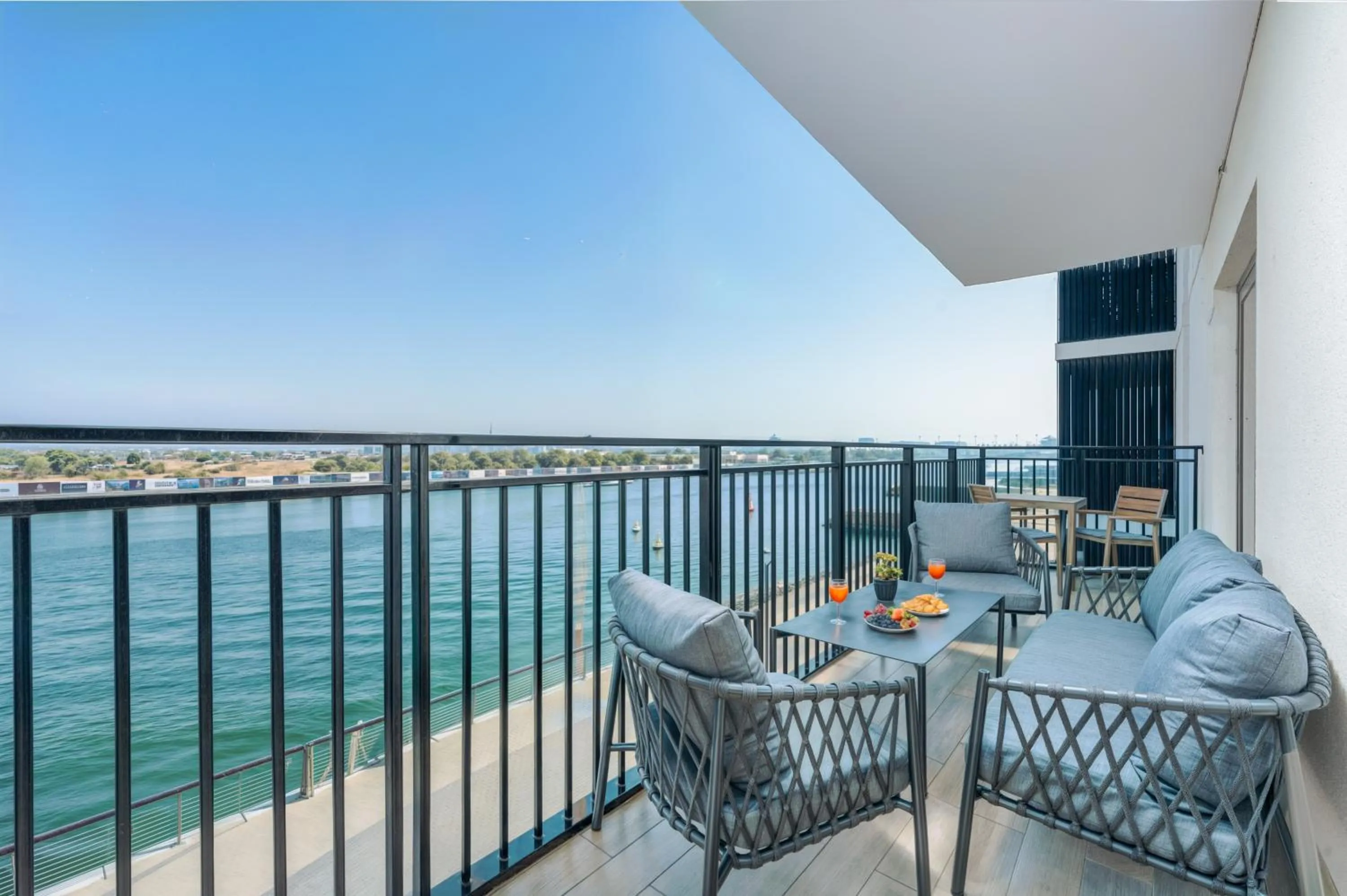 Balcony/Terrace in Desert Key - Perfectly Located Yas Island Premier Apts