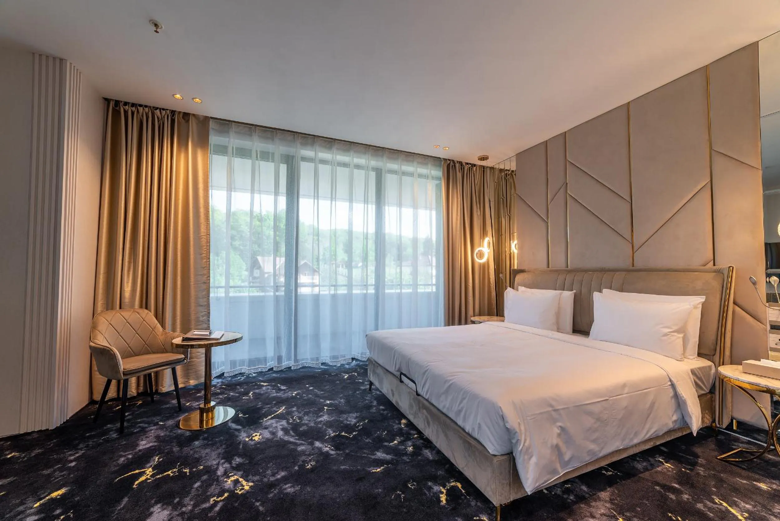 Bed in Elania Resort & Spa