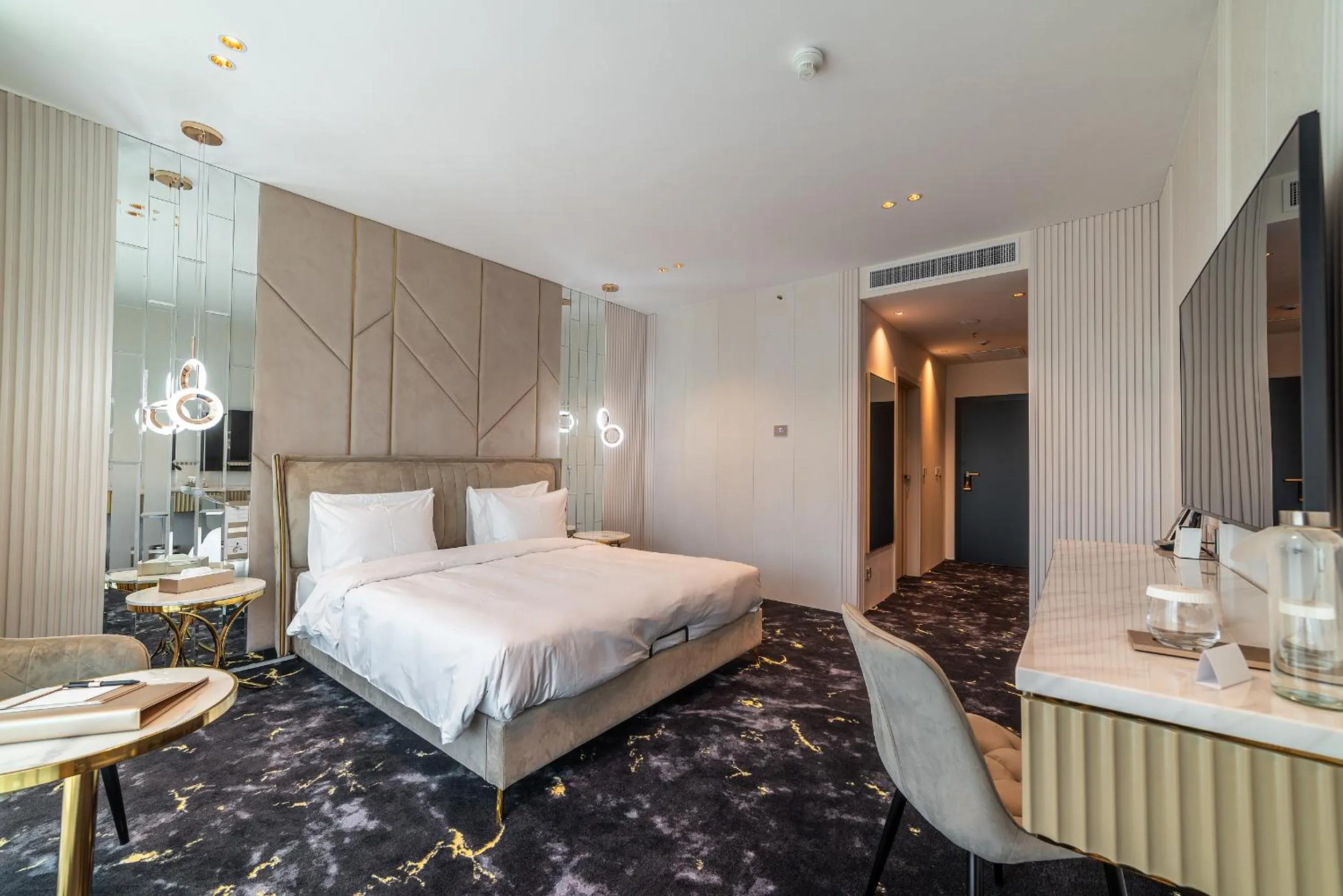 Bed in Elania Resort & Spa