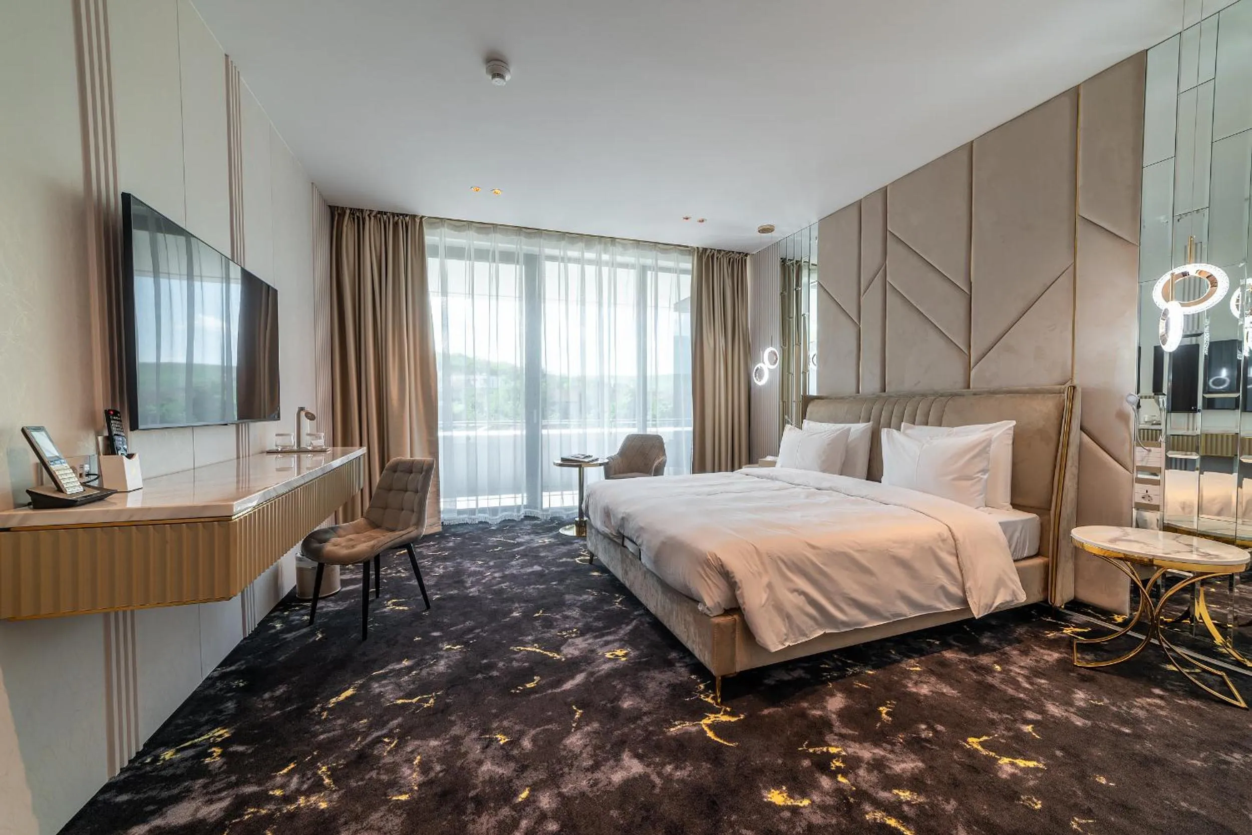 Bed in Elania Resort & Spa