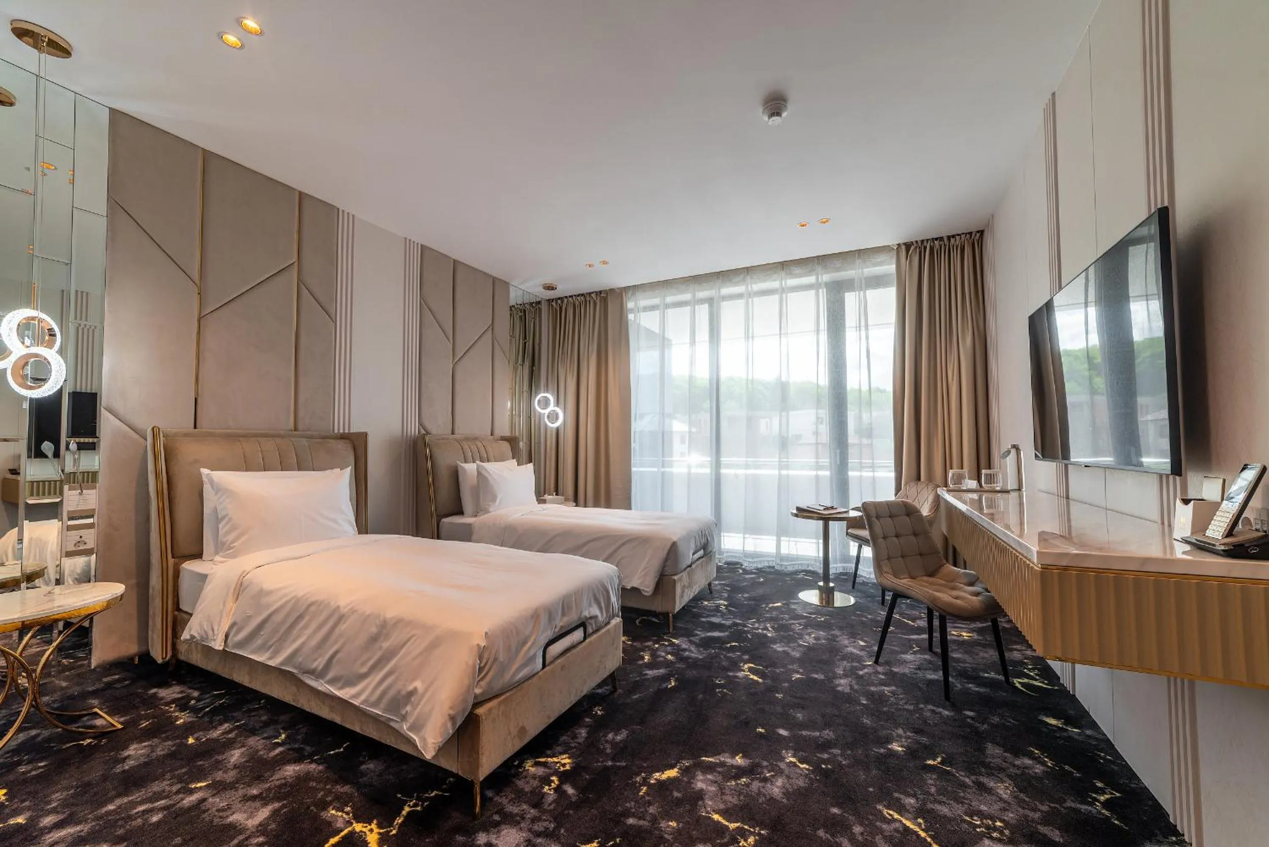 Bed in Elania Resort & Spa