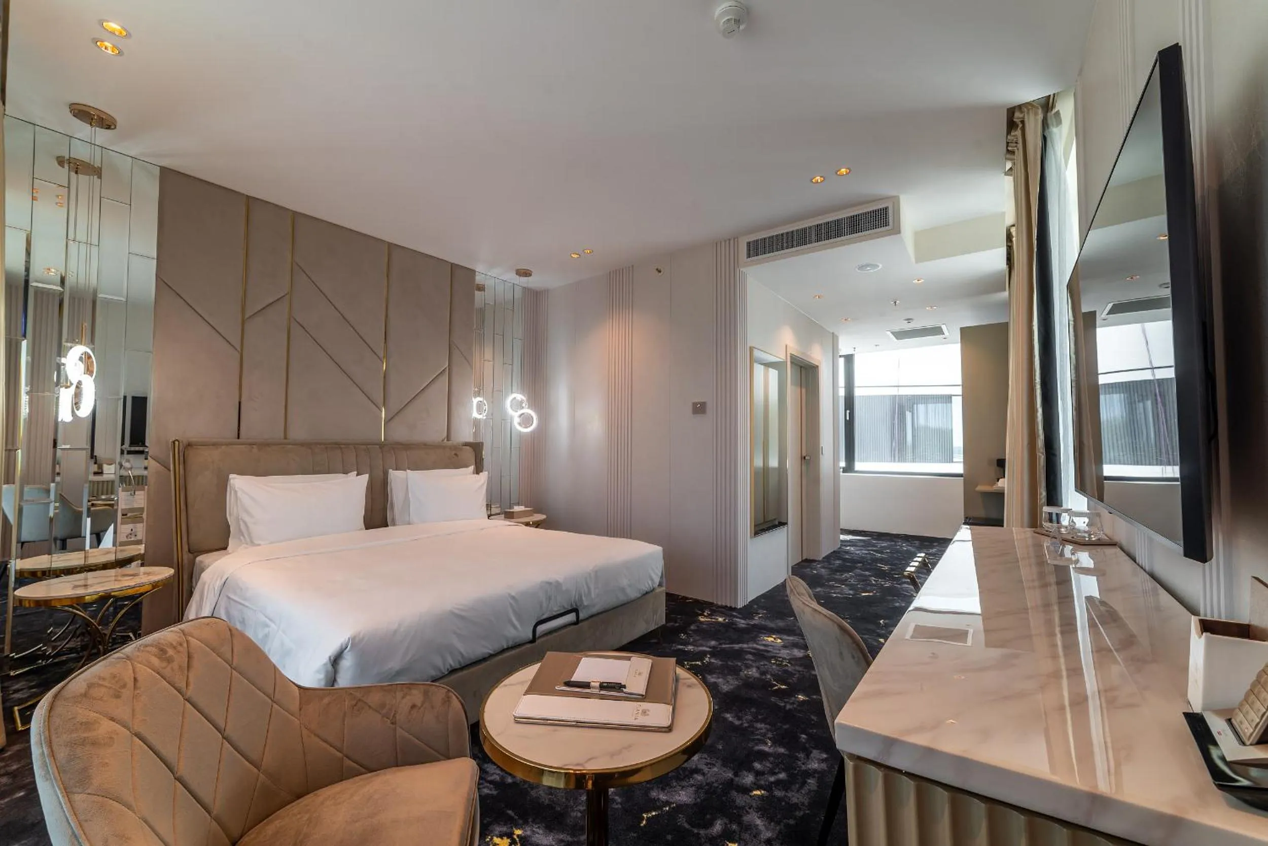 Bed in Elania Resort & Spa