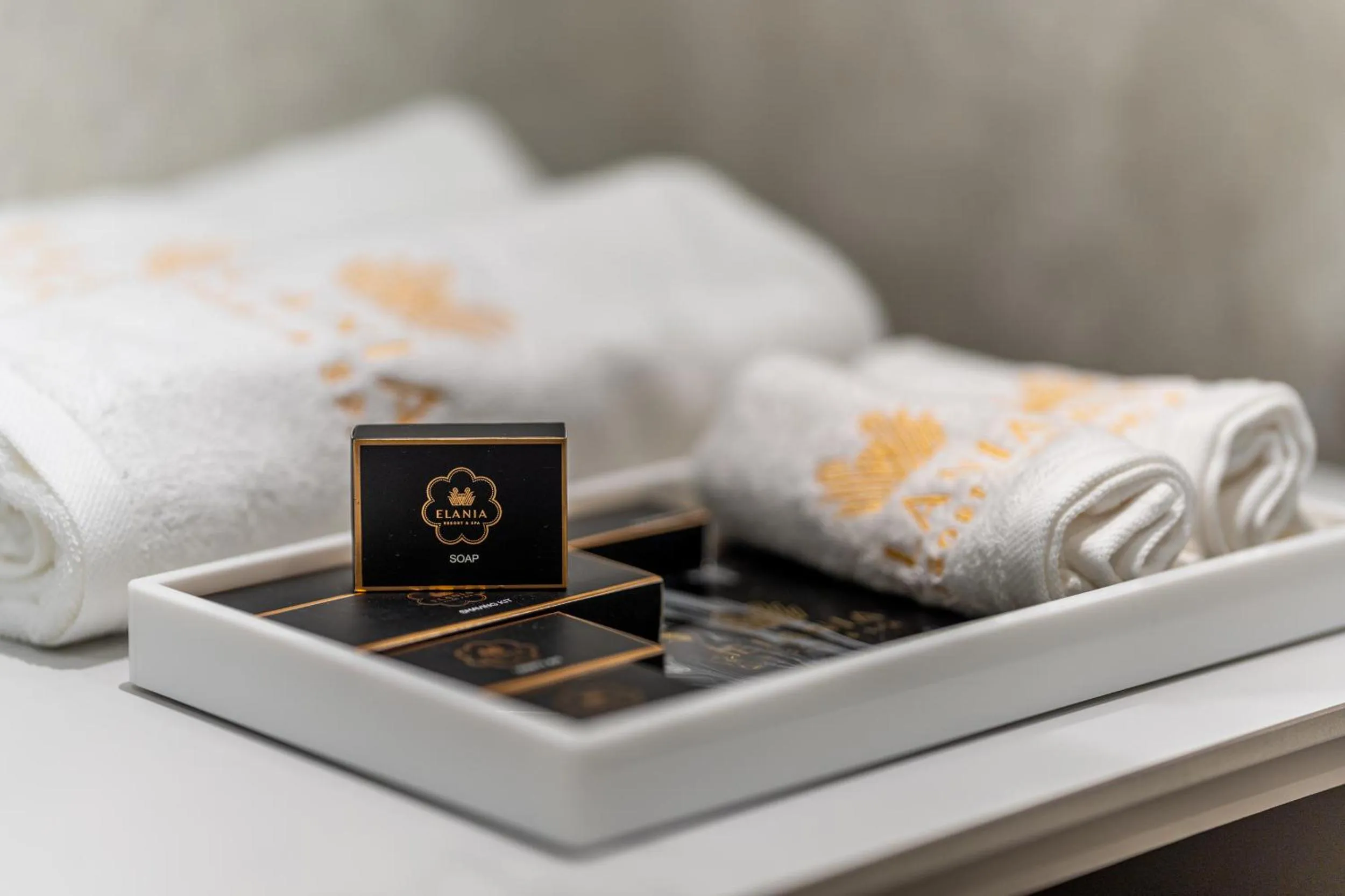 Bed in Elania Resort & Spa