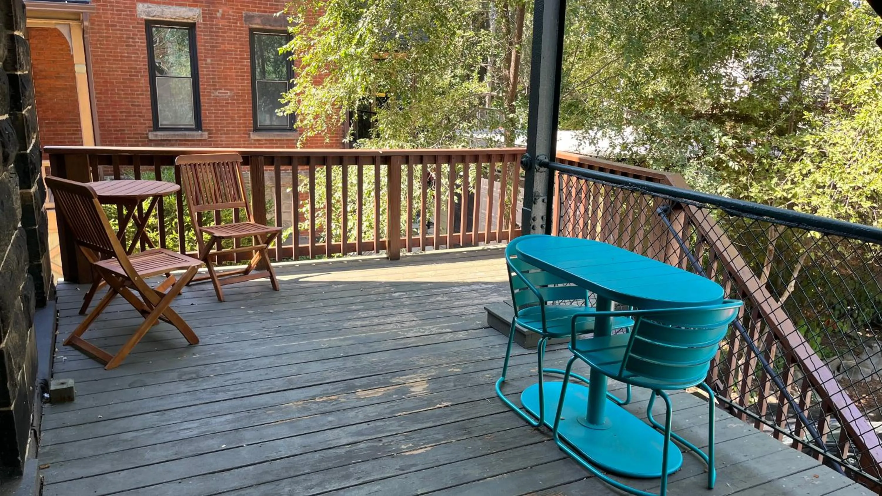 Patio in Stone Gables Inn