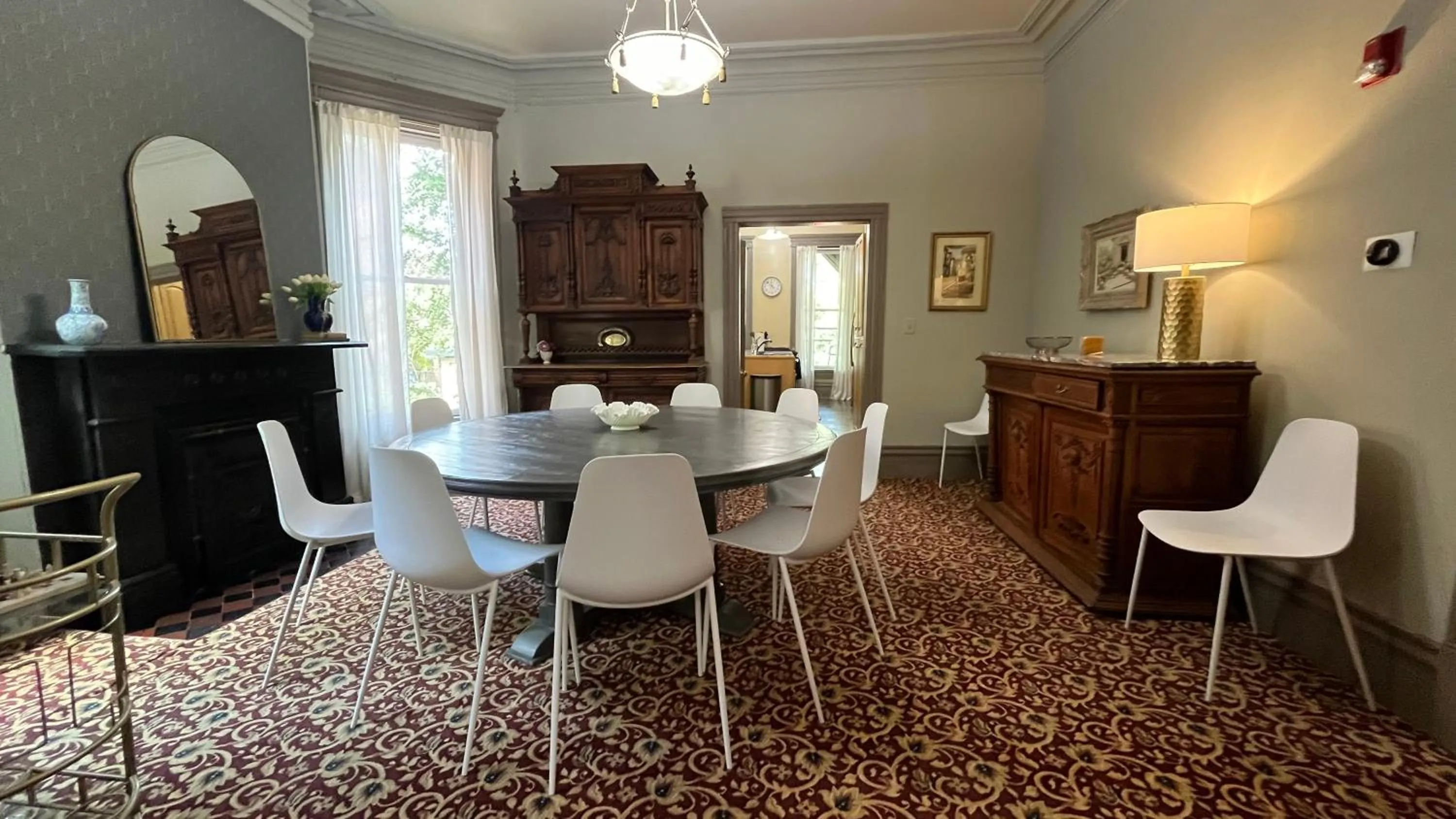 Seating area in Stone Gables Inn