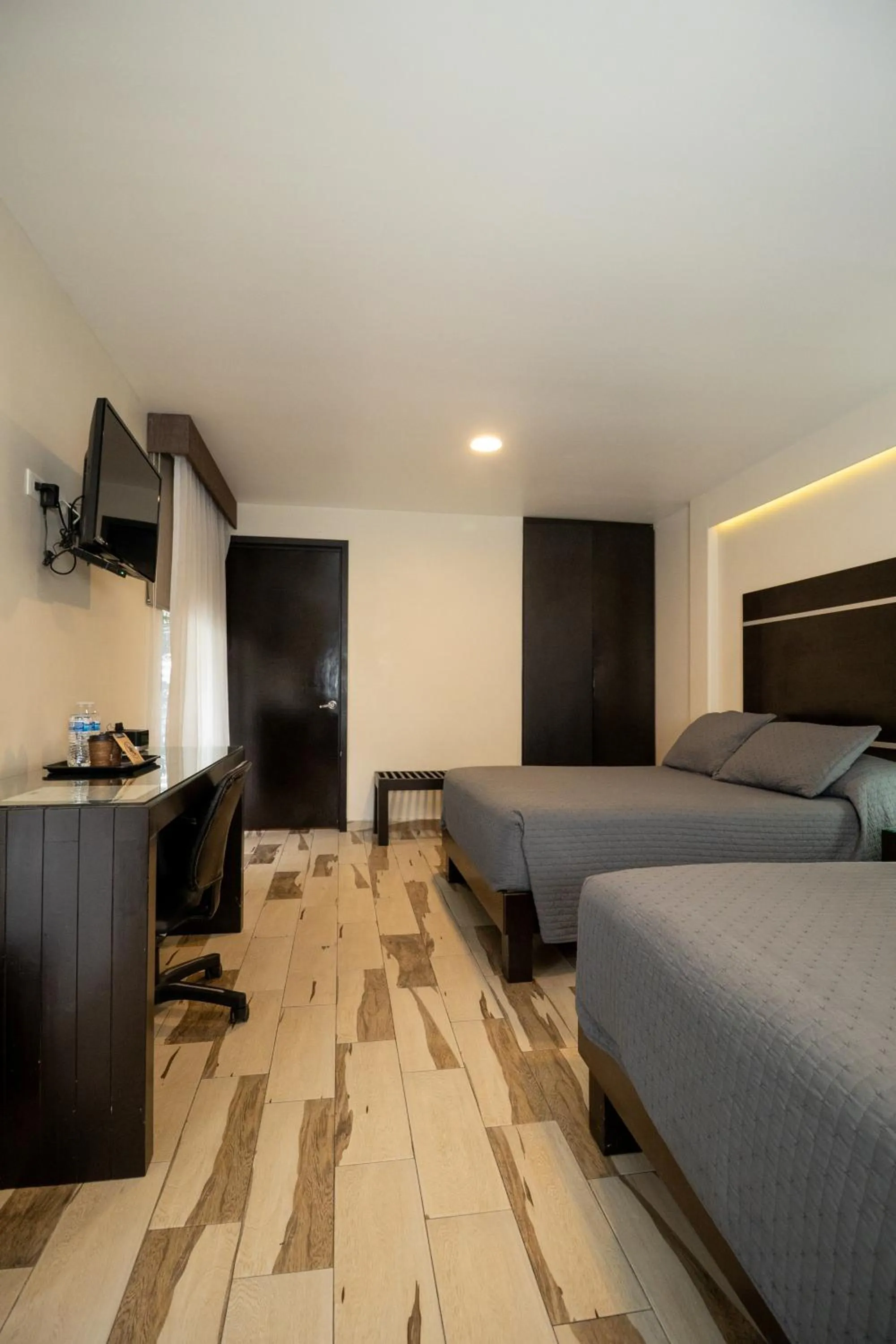 Bed in Hotel San José Plaza Coatepec