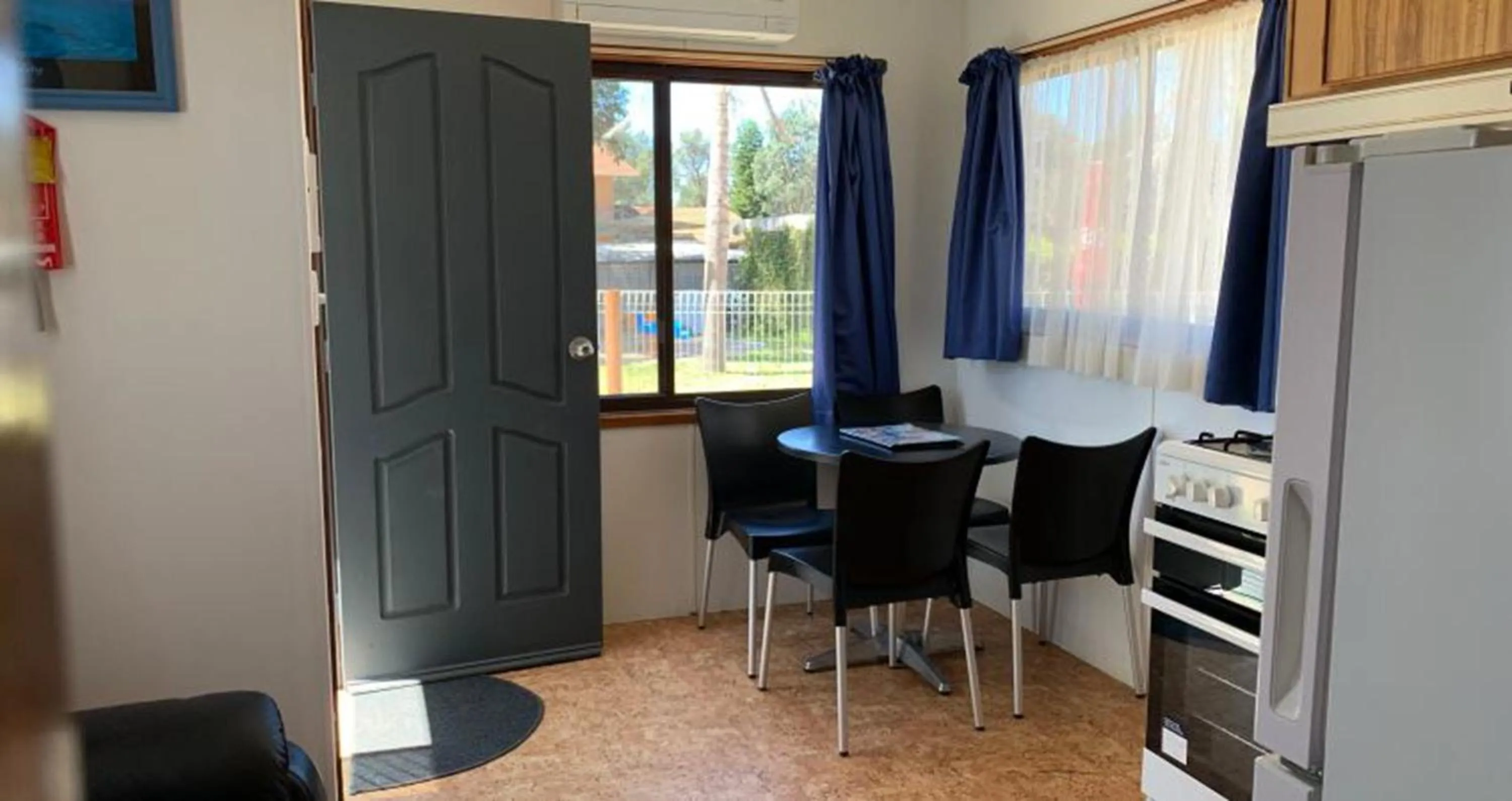 Living room in BIG4 Moruya Heads Easts Dolphin Beach Holiday Park