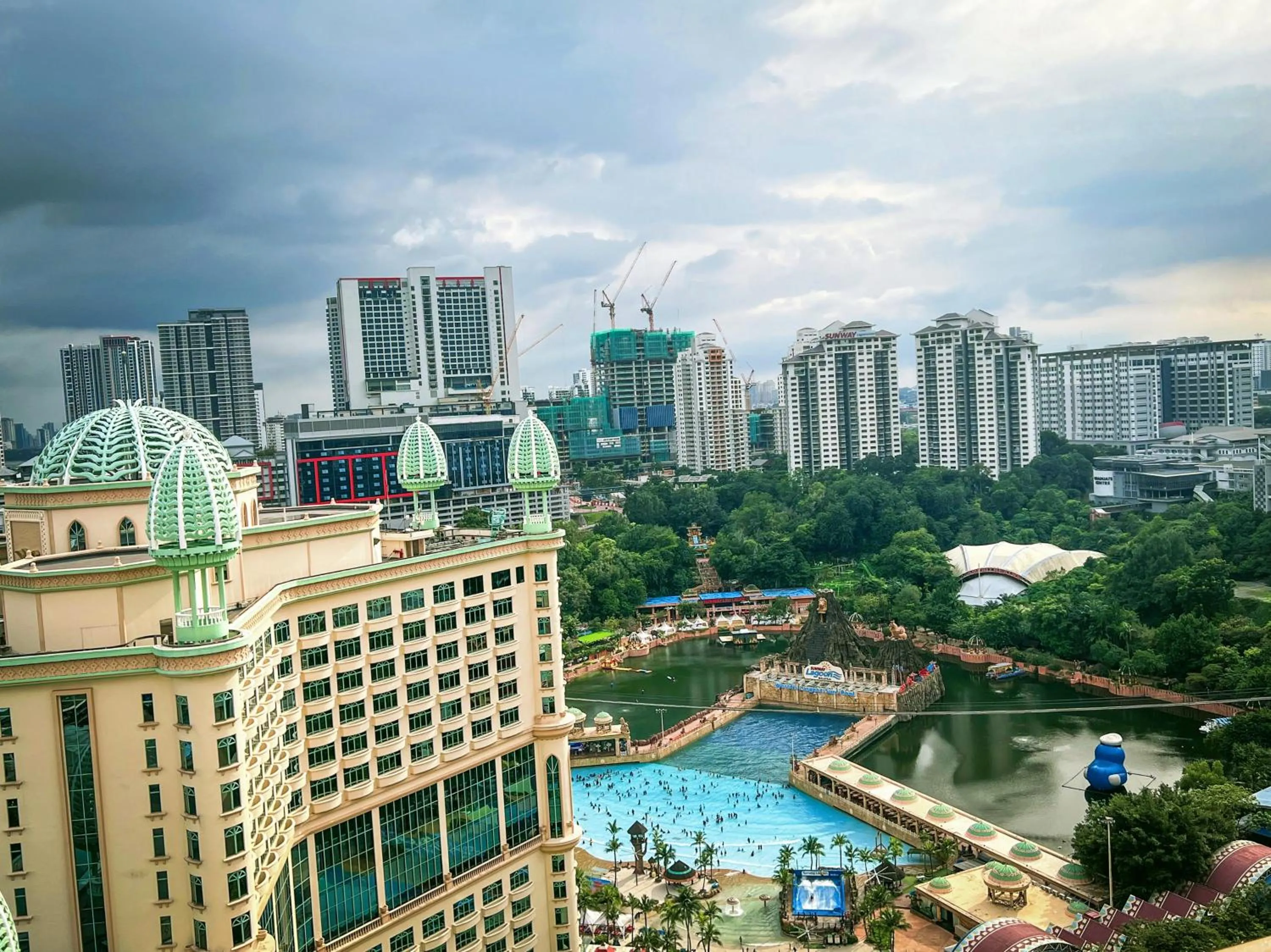 Pool view in Resort Suites at Bandar Sunway