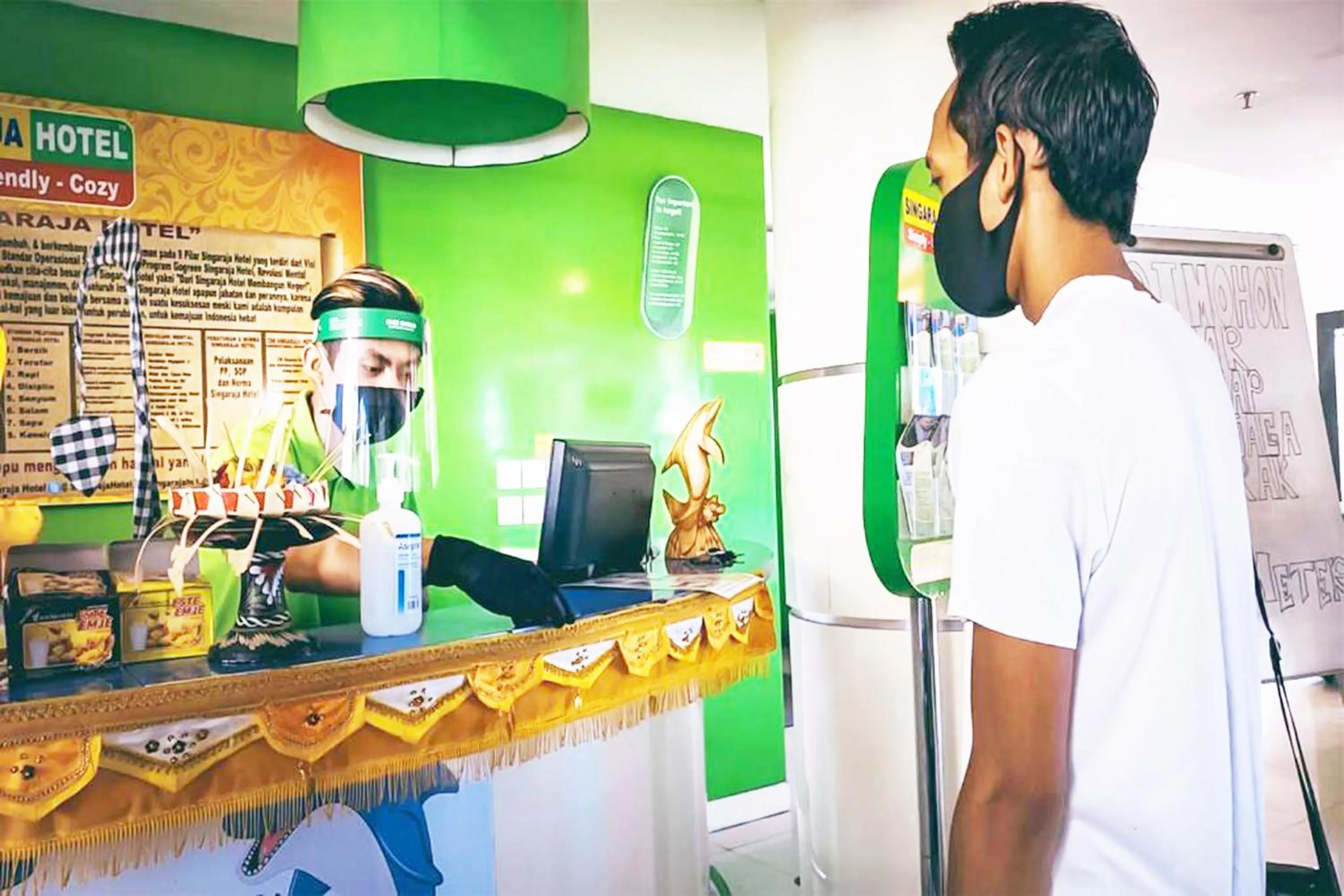 Staff in Singaraja Beach Hotel