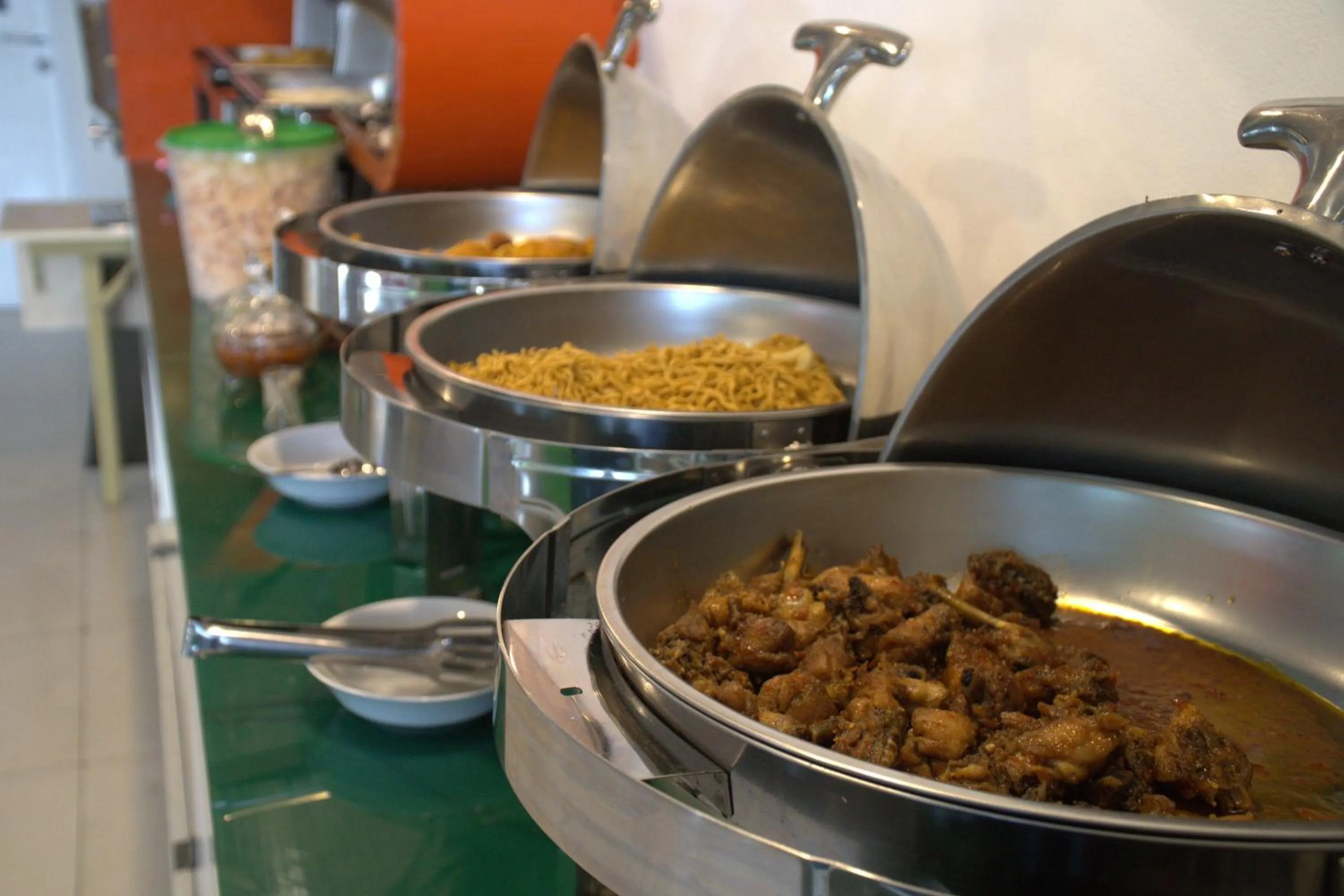 Buffet breakfast in Singaraja Beach Hotel