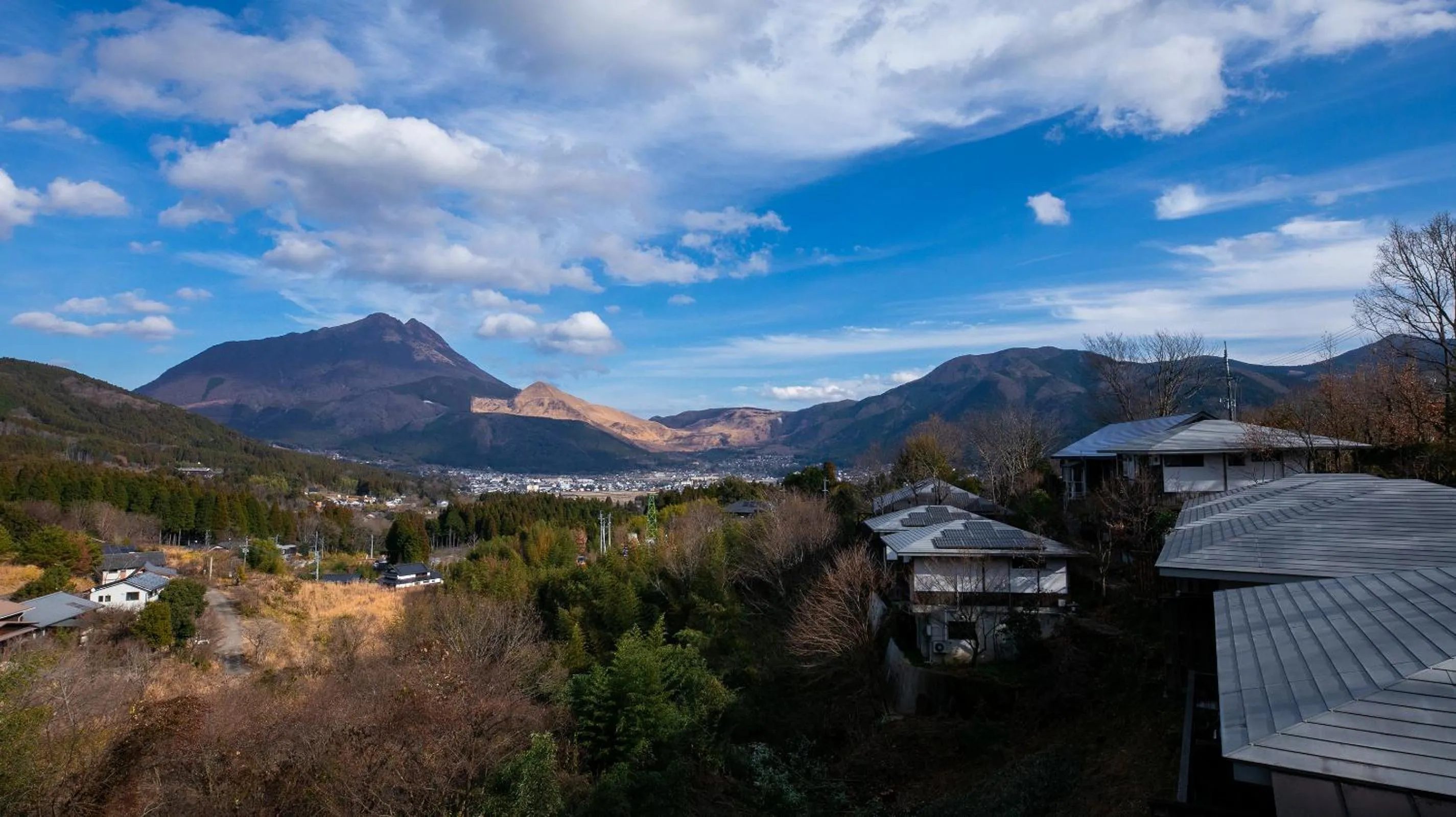 Natural landscape in Yufuin Tsubaki