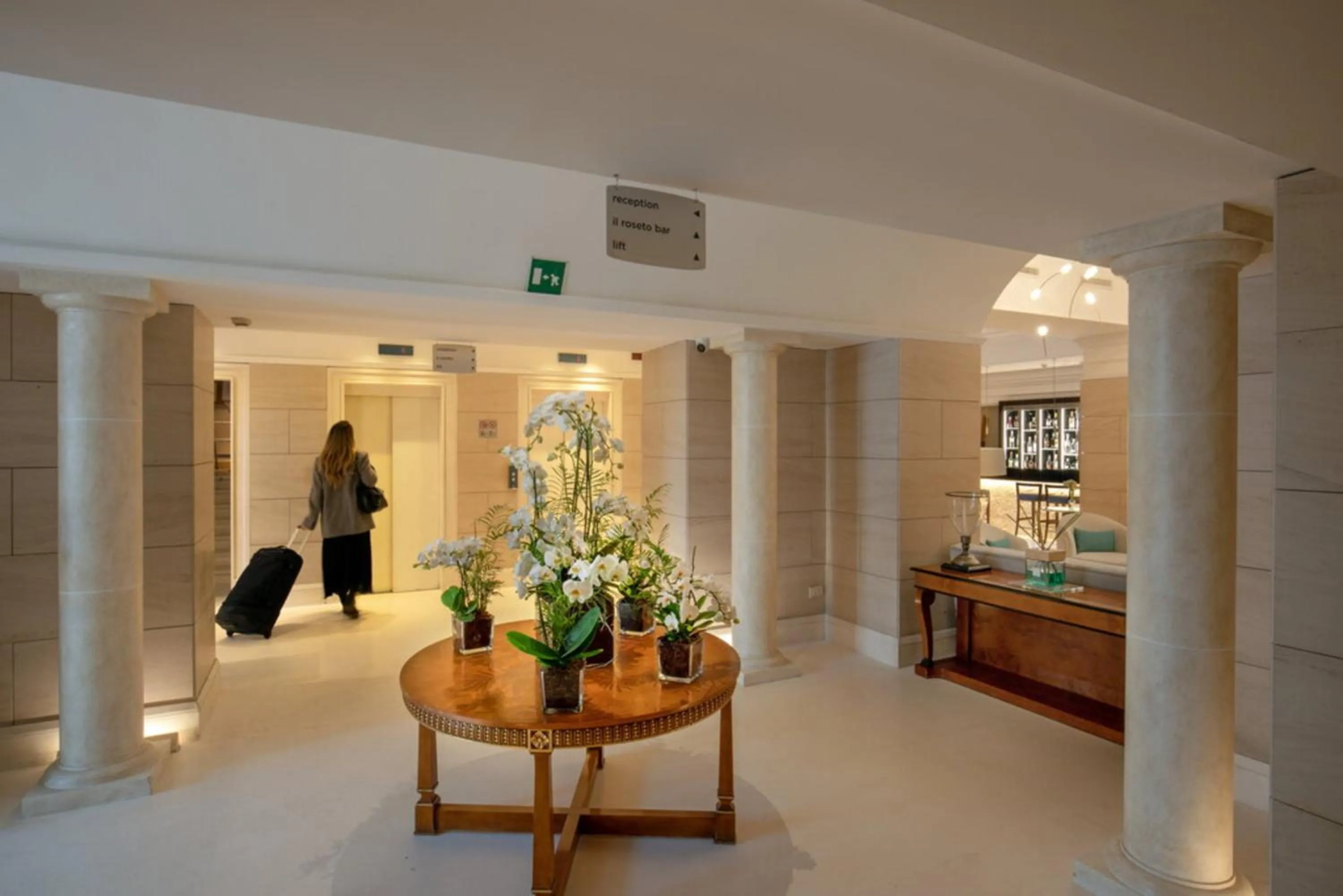 Living room in Rose Garden Palace Roma by OMNIA hotels